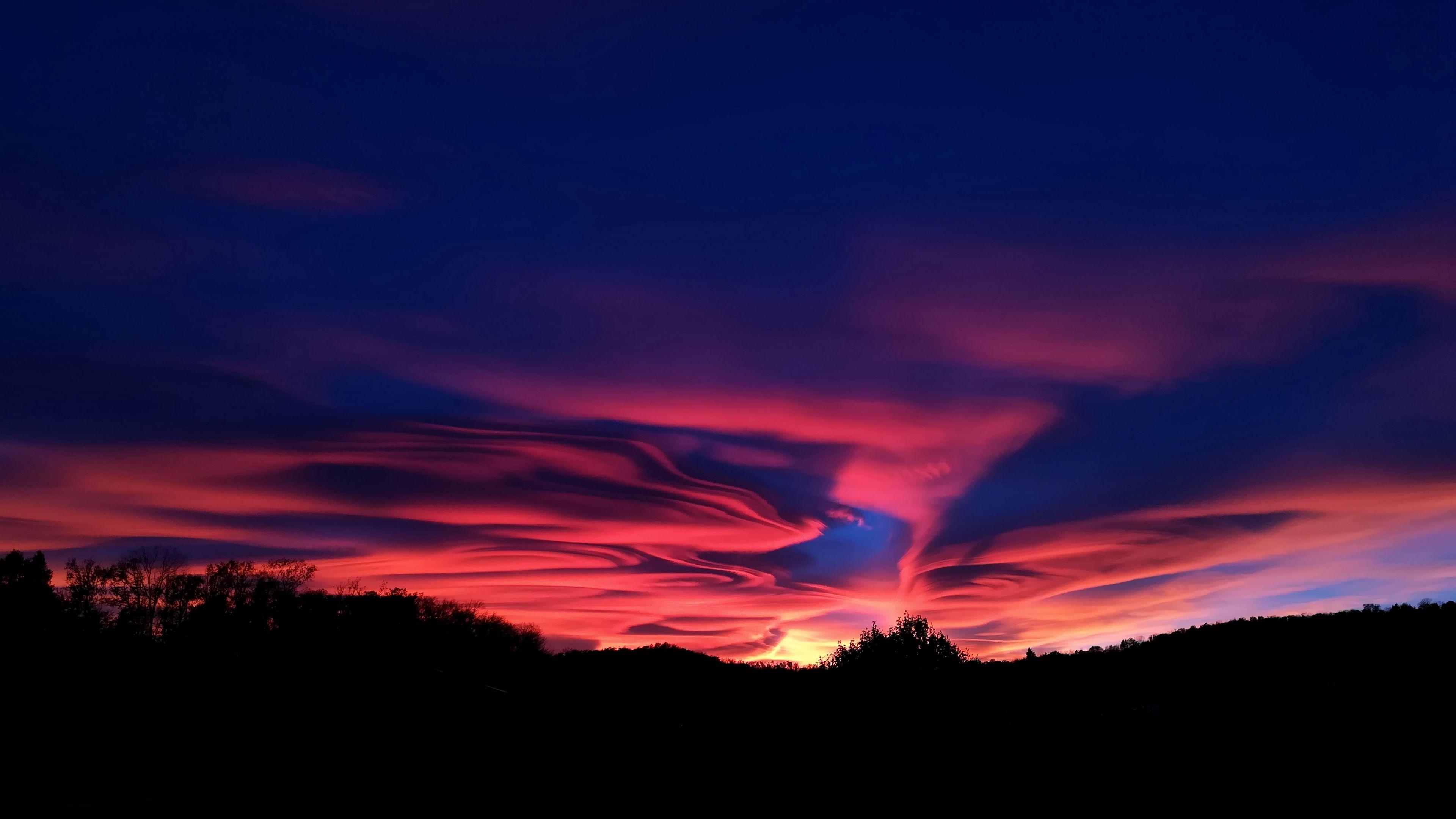 3840x2160 Wallpaper 4k sky, sunset, clouds 4k Clouds, Sky, sunset