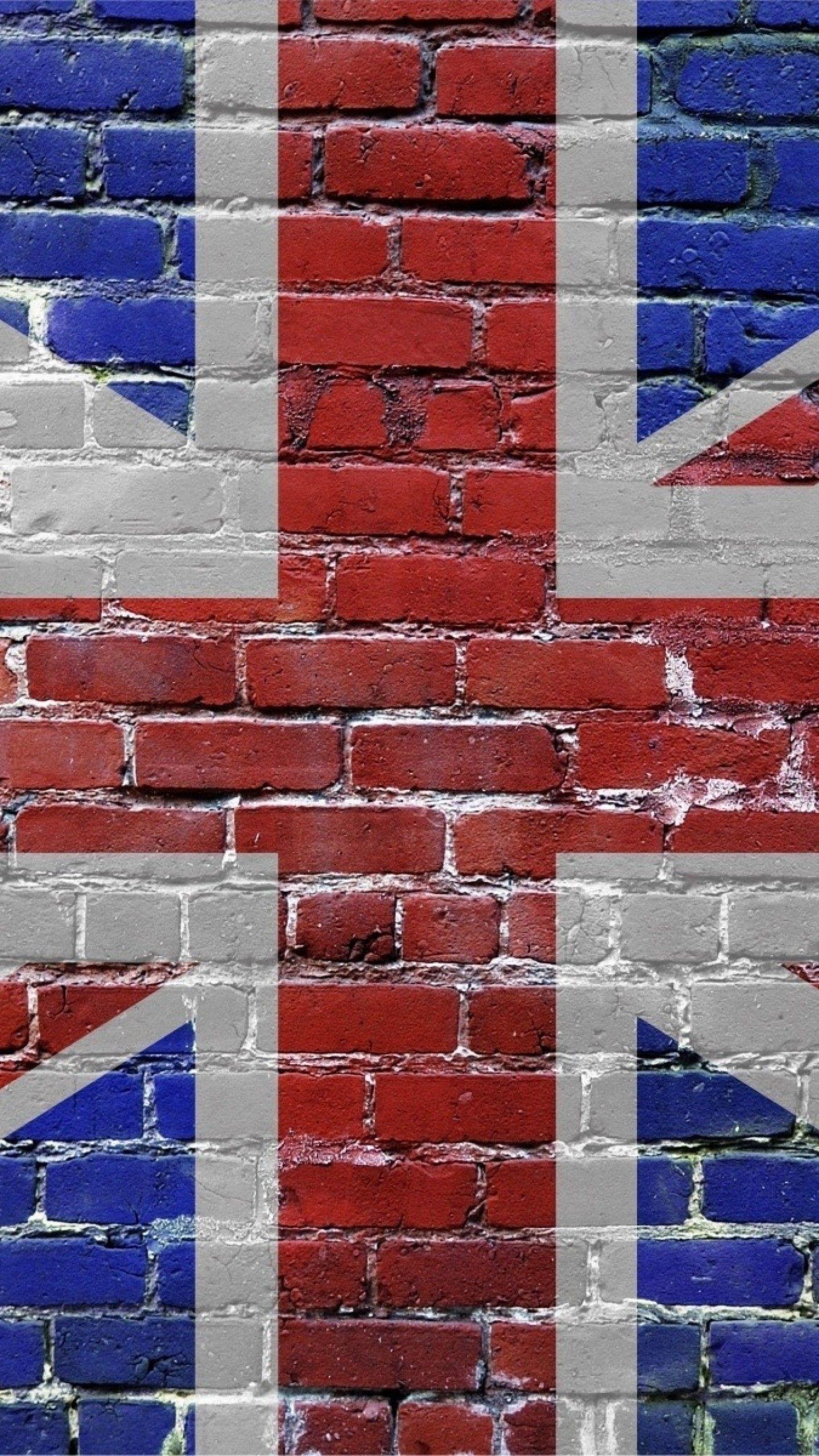 1440x2560 United Kingdom Flag Wallpaper