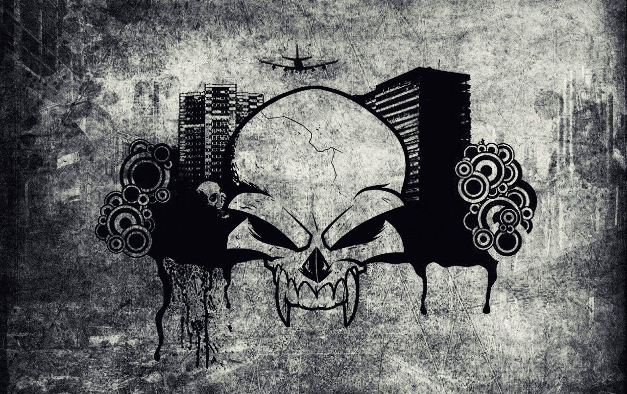 1280x804 Evil Skull wallpaper. Evil Skull