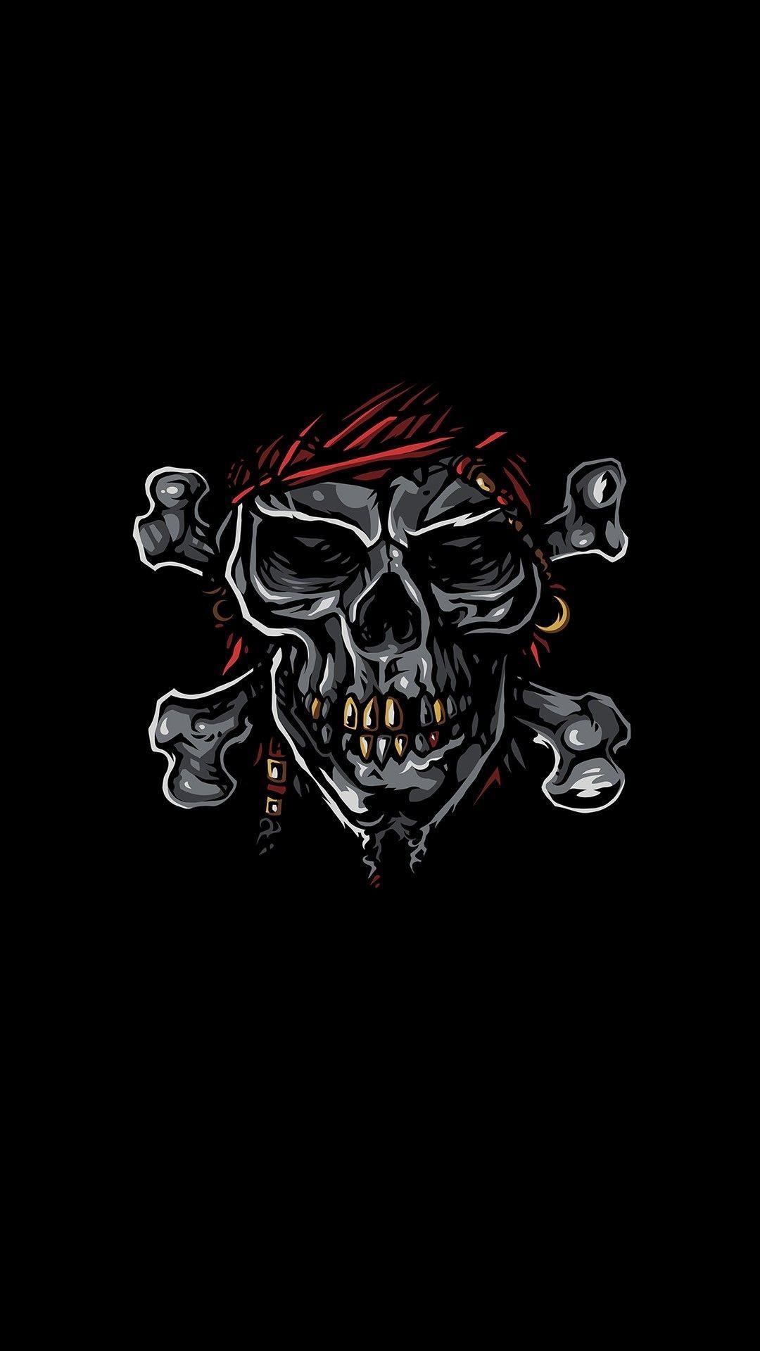 1080x1920 Pirate Skull Wallpaper