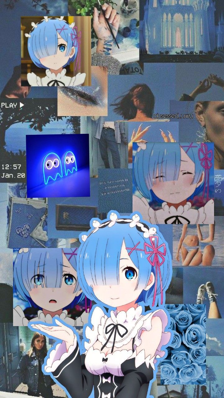 720x1279 Anime Wallpaper Rem Re: zero