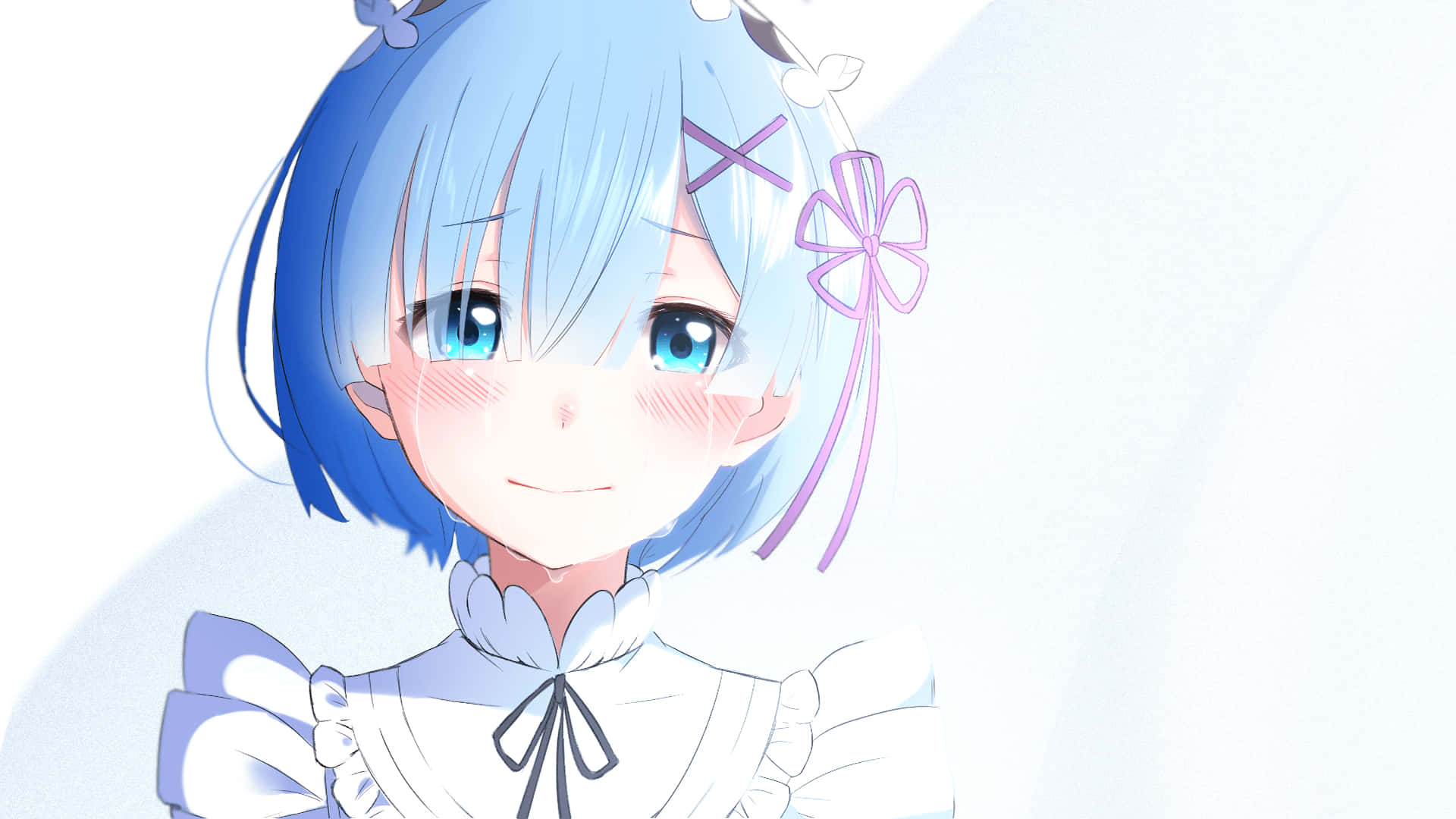 1920x1080 Download Blushing Anime Rem Wallpaper