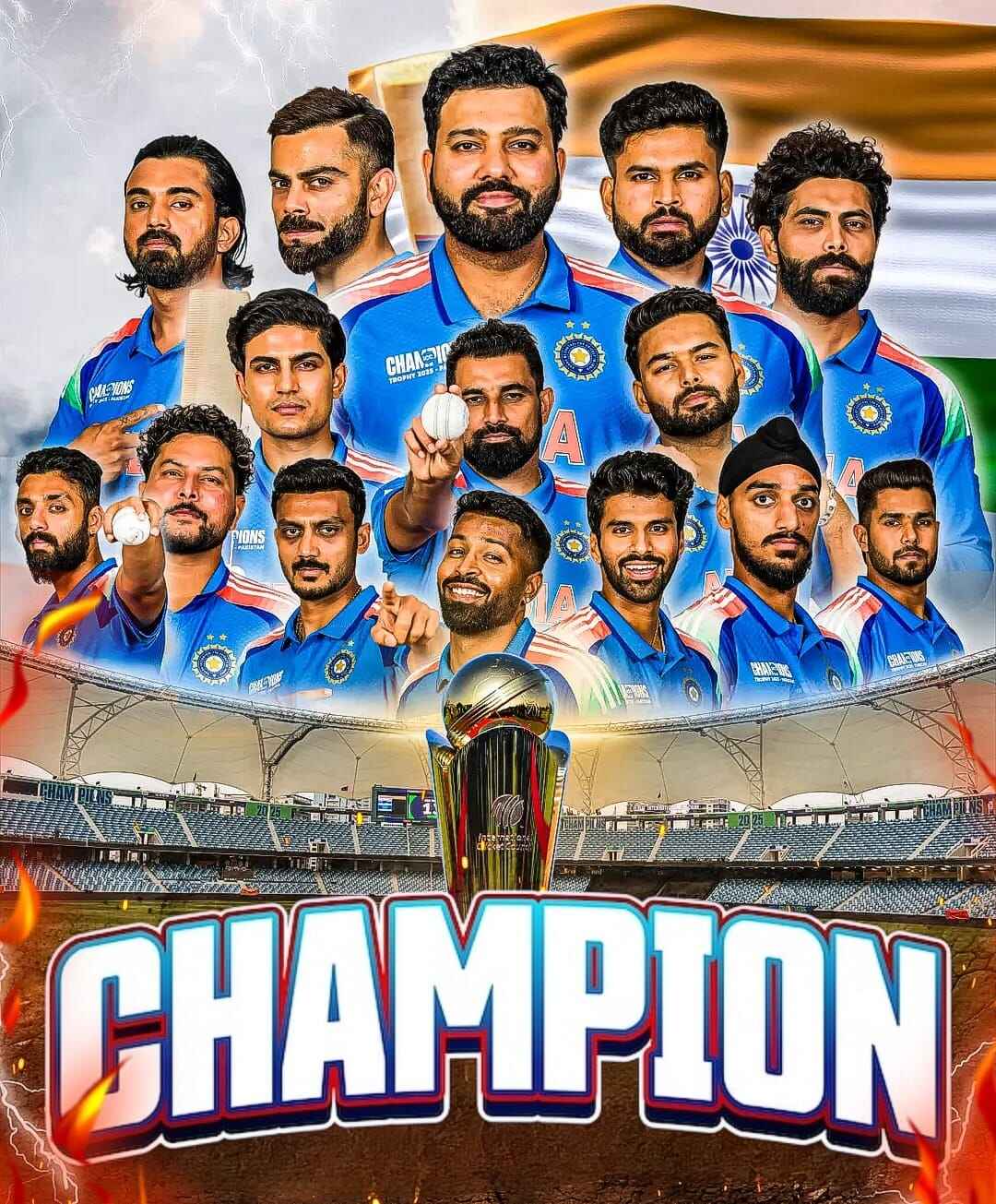 1080x1305 India Win ICC Champions Trophy 2025