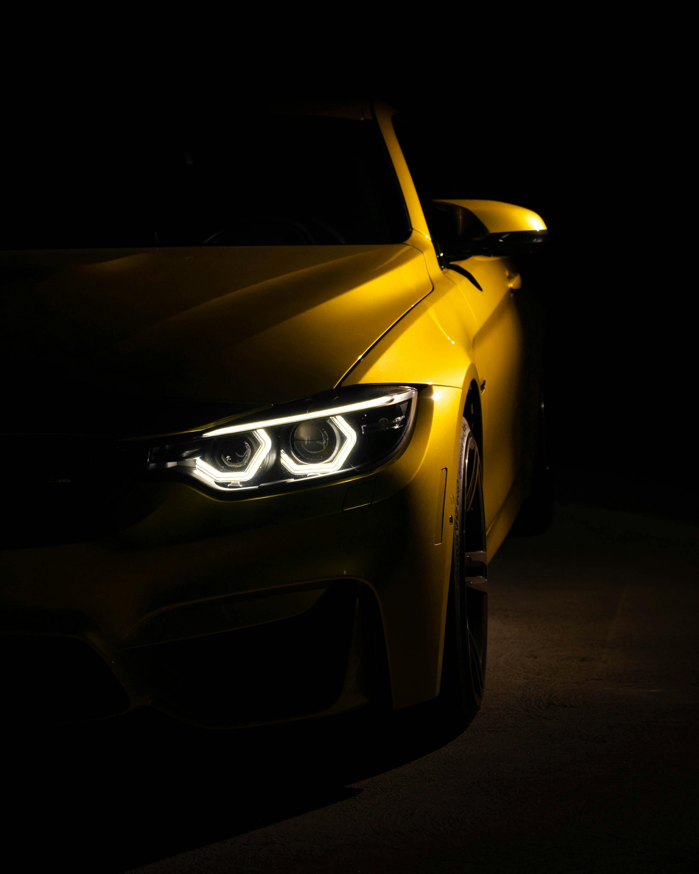 2923x3654 Yellow Bmw M4 Sports Car · Free