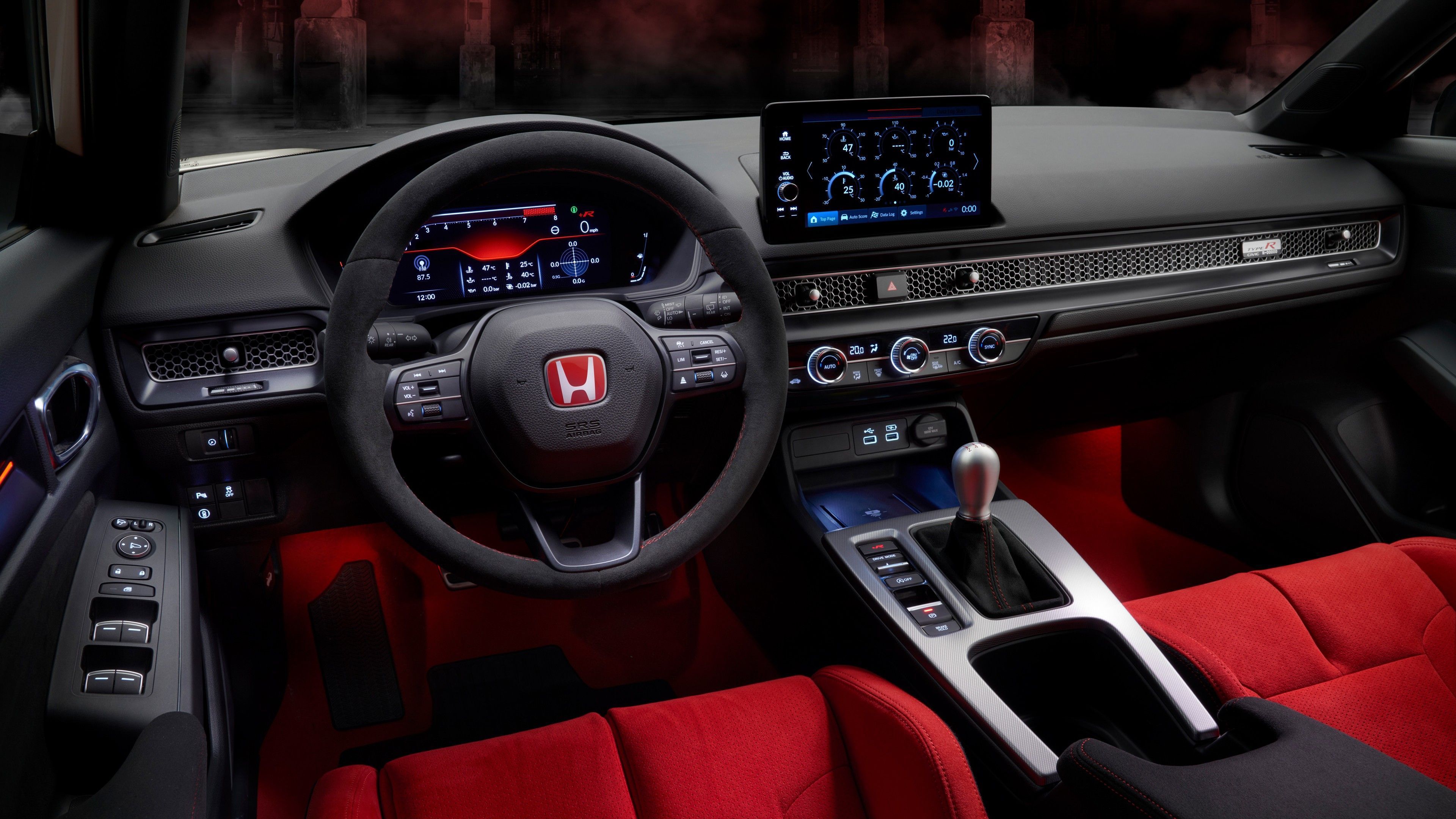 3840x2160 Honda Civic Type R 2022 Interior 5K