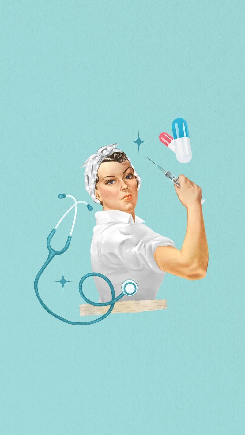 800x1422 Nurse Aesthetic Image. Free Photo