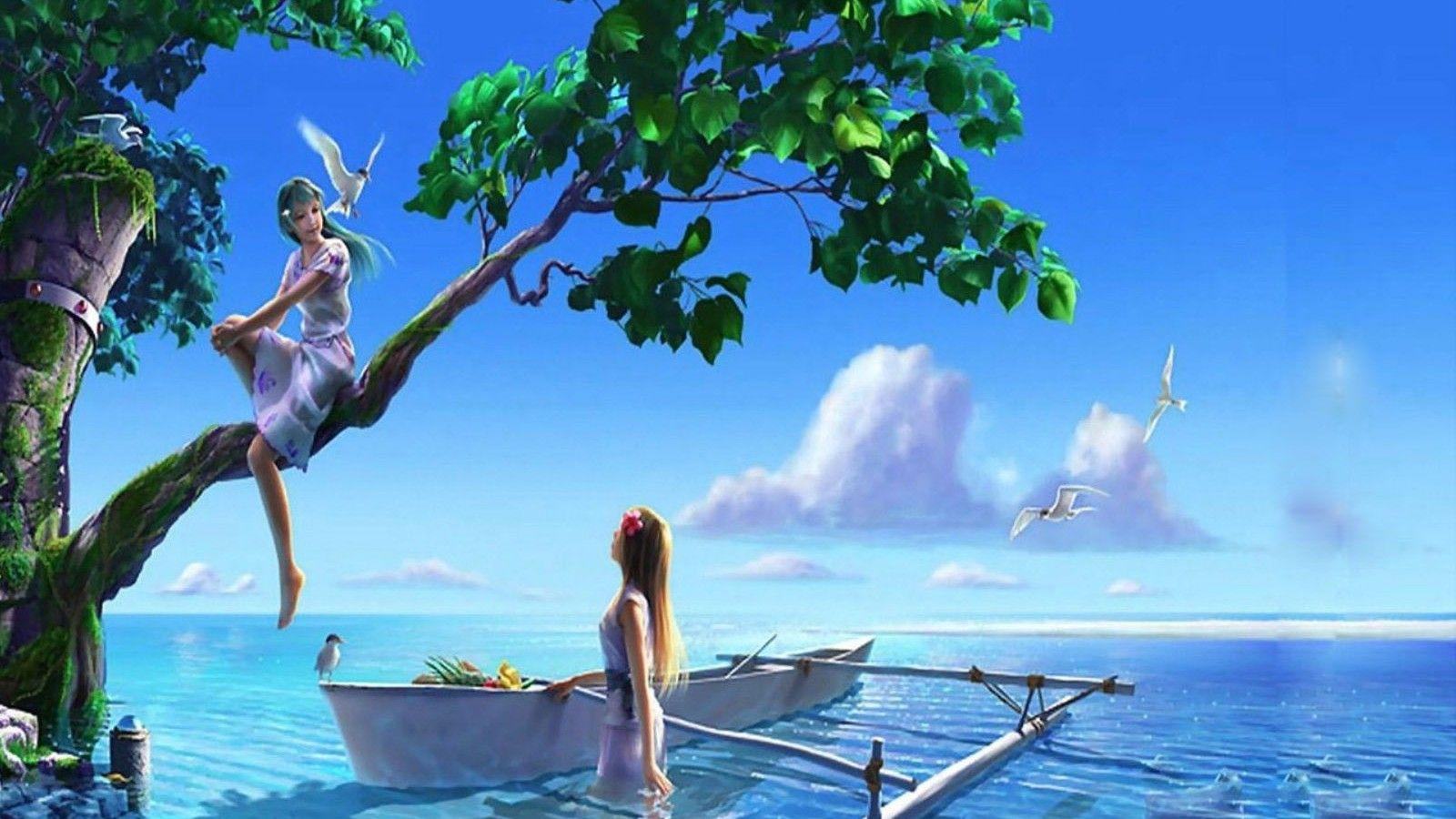 1600x900 3D Nature Good Morning Wallpaper 26795