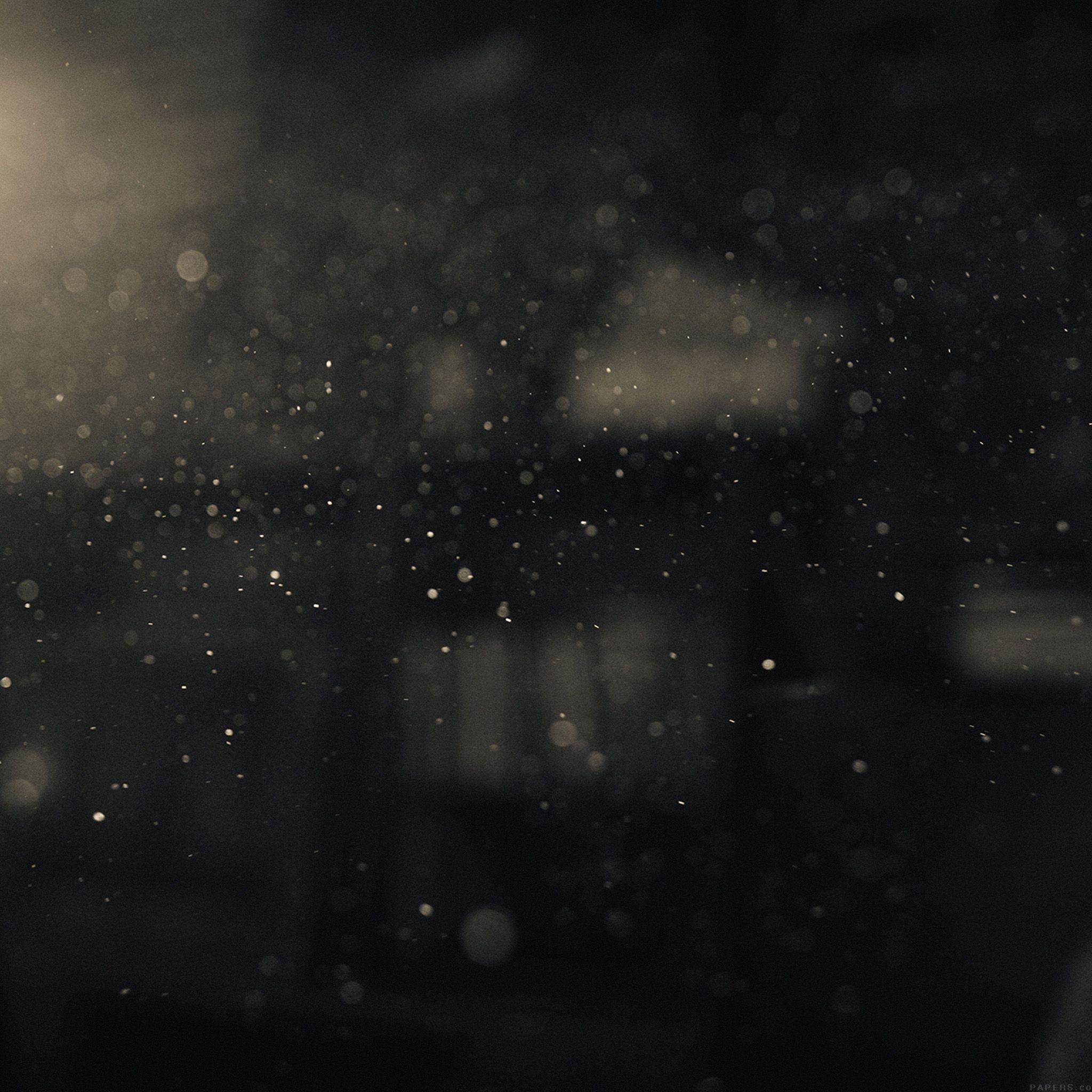 2048x2048 Dark Bubble Bokeh Rain Drops Art iPad Air Wallpaper Free