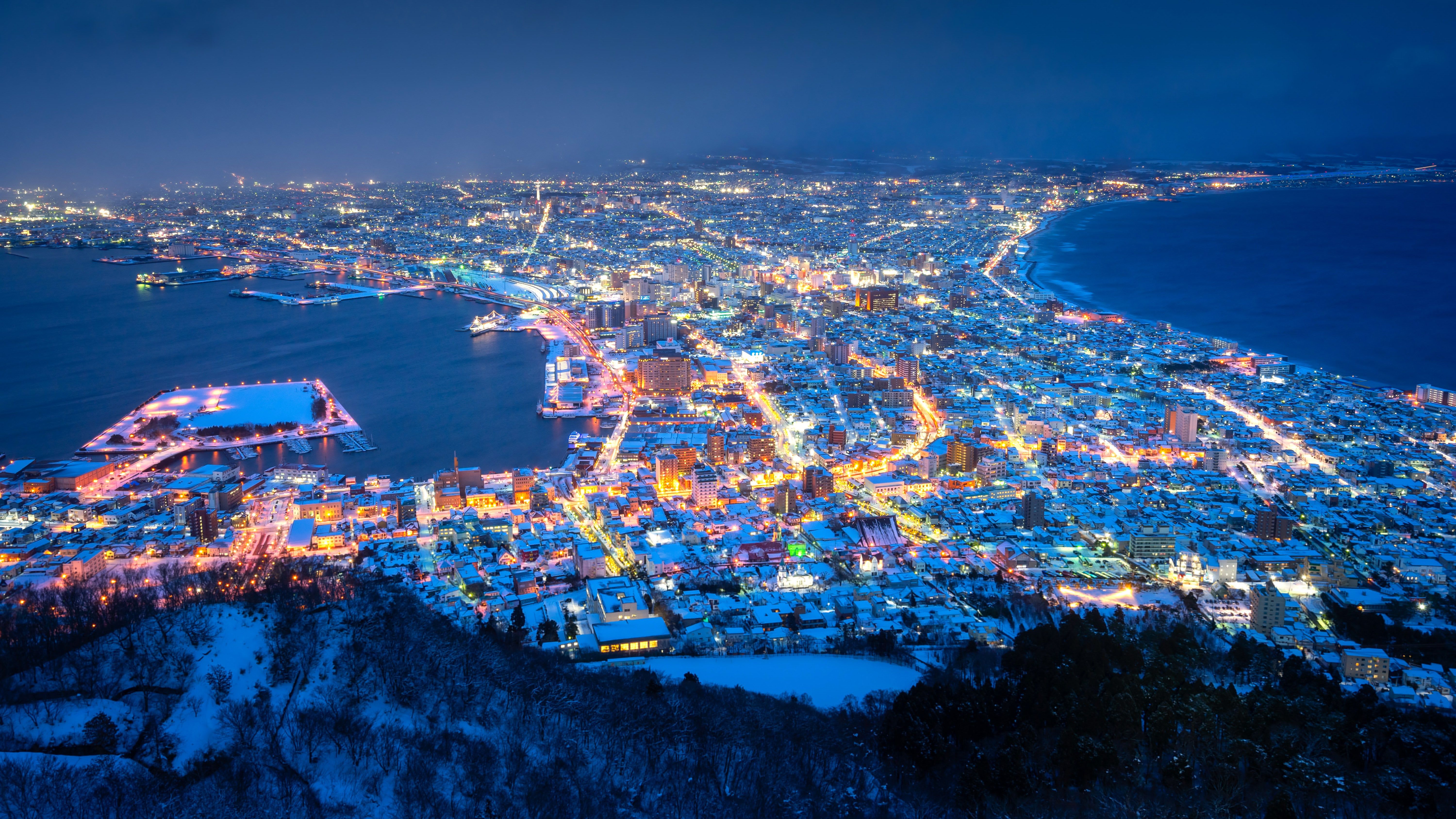 6000x3375 Wallpaper Japan, Hokkaido, Mount