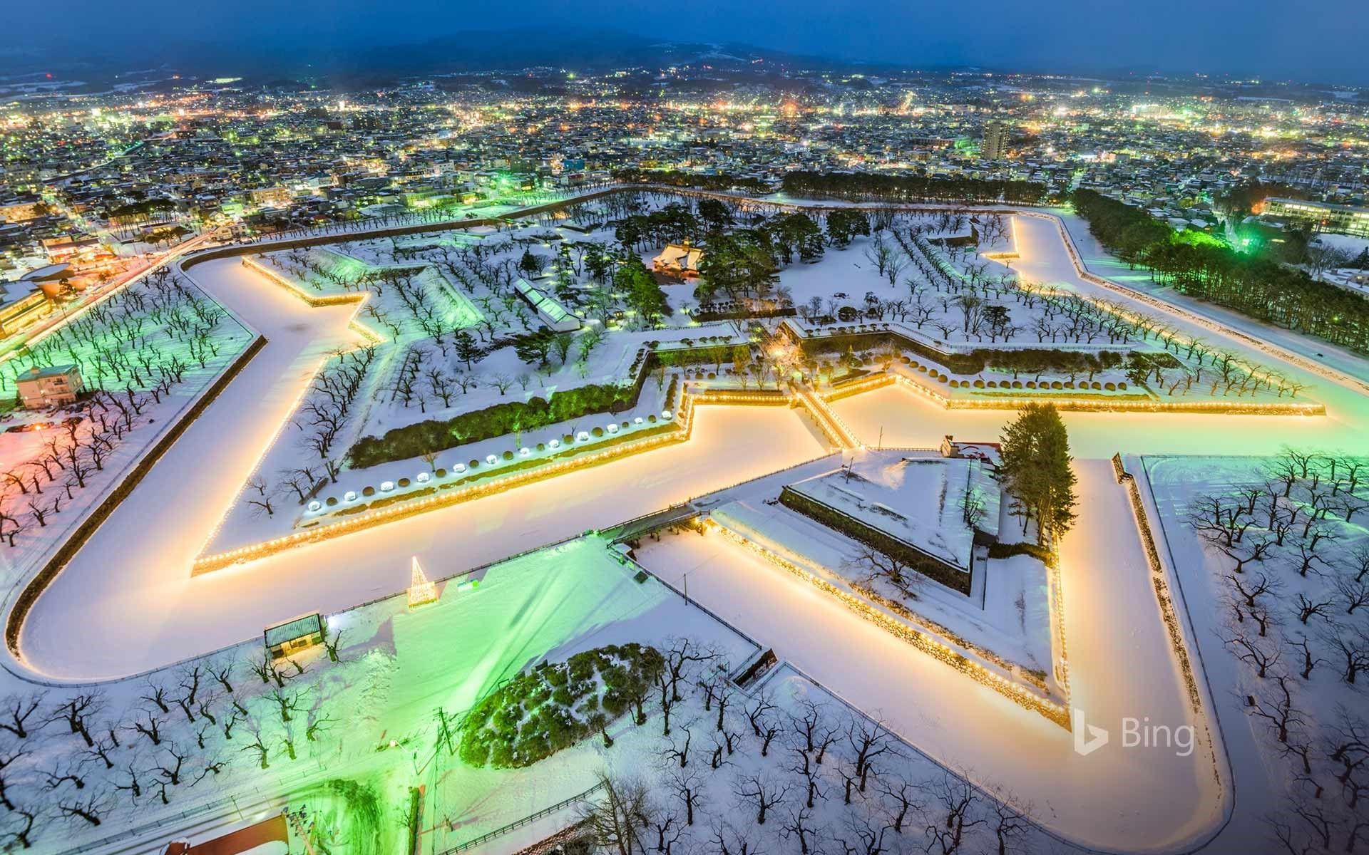 1920x1200 Fort Goryokaku, Hakodate, Japan