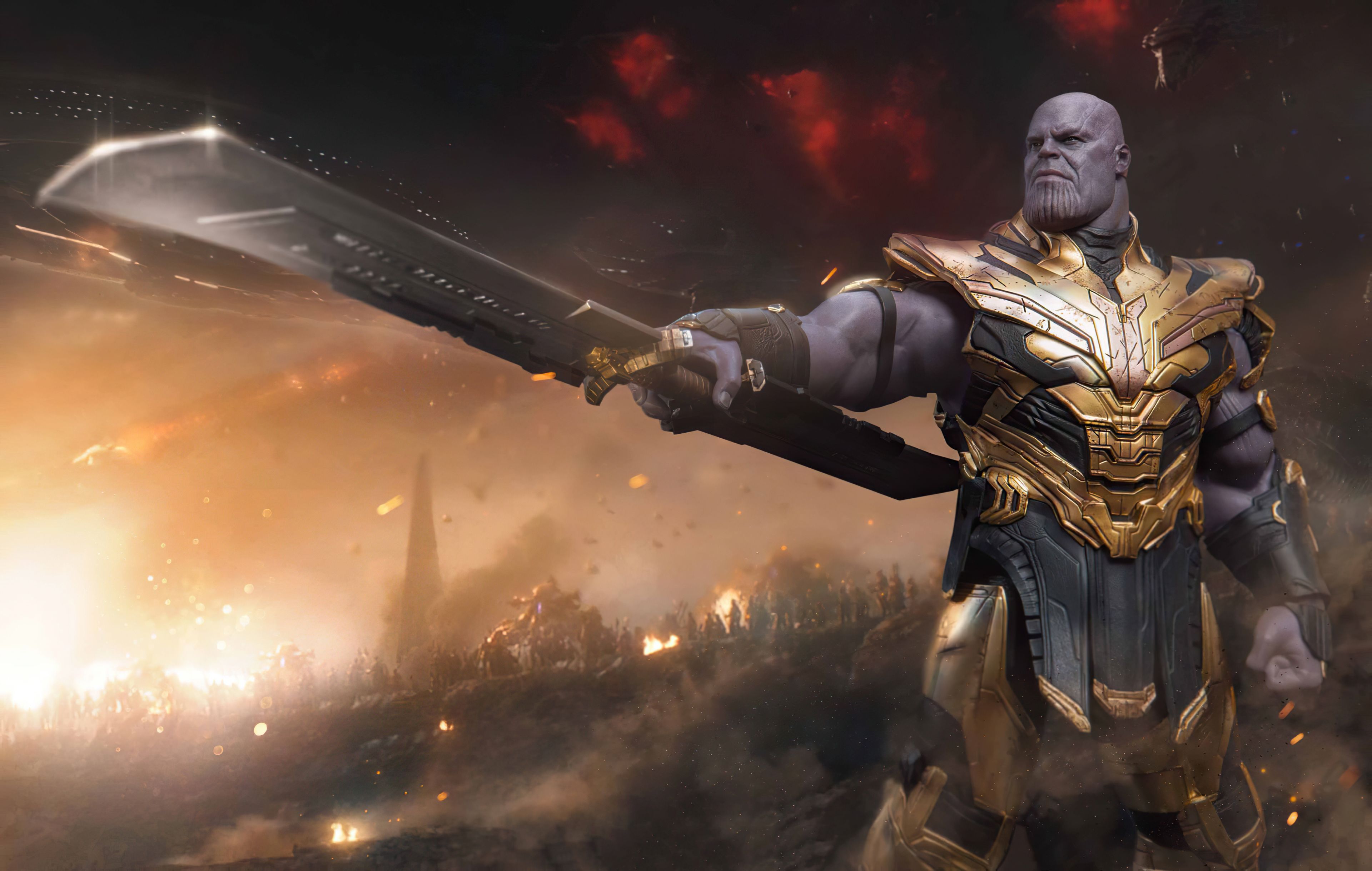 3840x2440 Download Thanos Movie Avengers EndGame