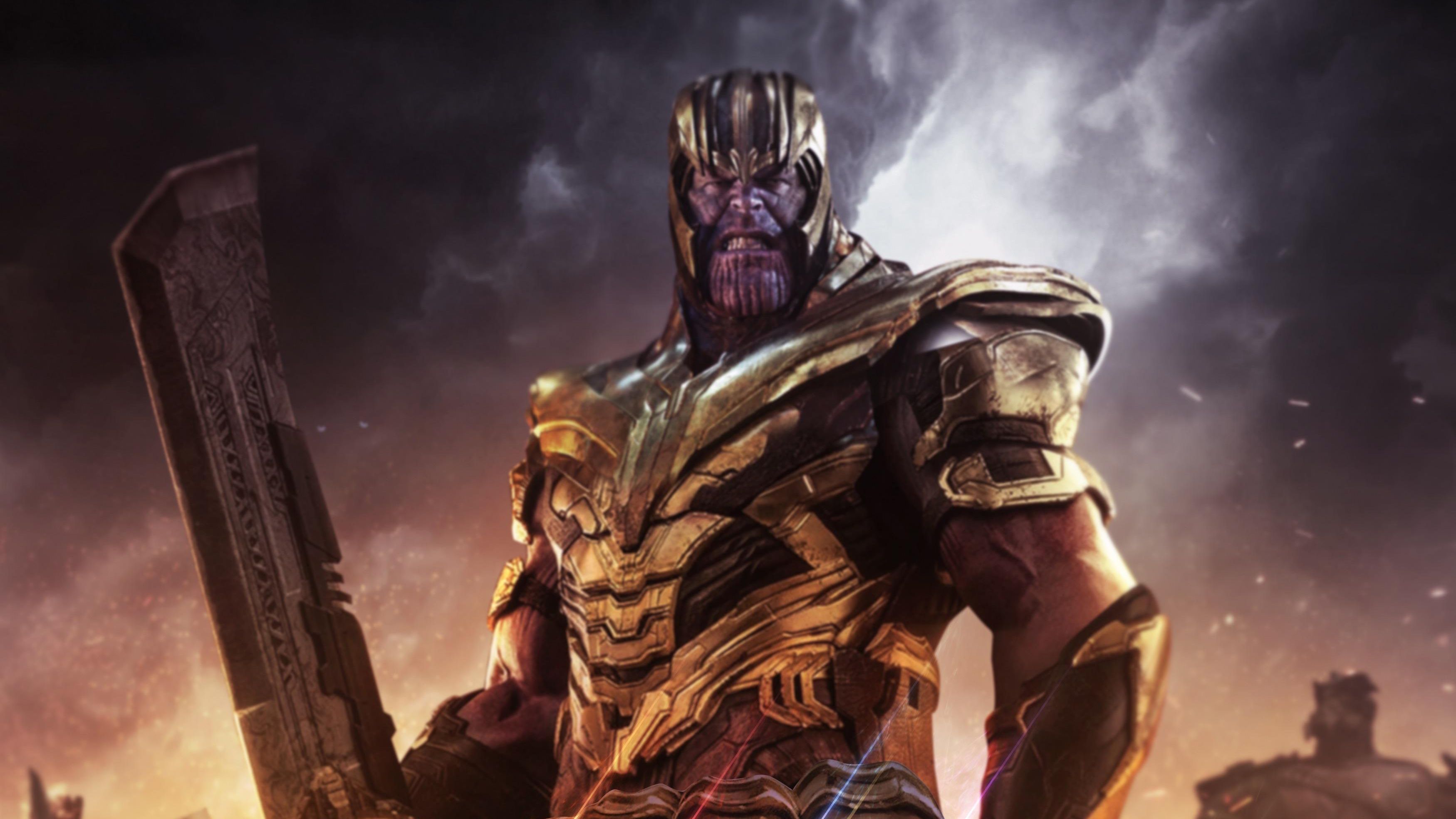 3500x1968 Avengers Endgame Thanos Wallpaper