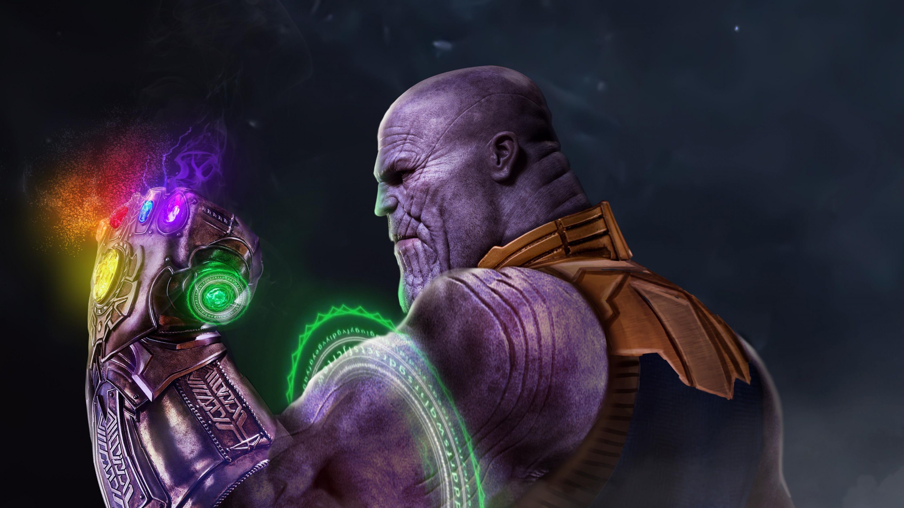 3840x2160 Thanos Wallpaper 4K, Infinity Gauntlet