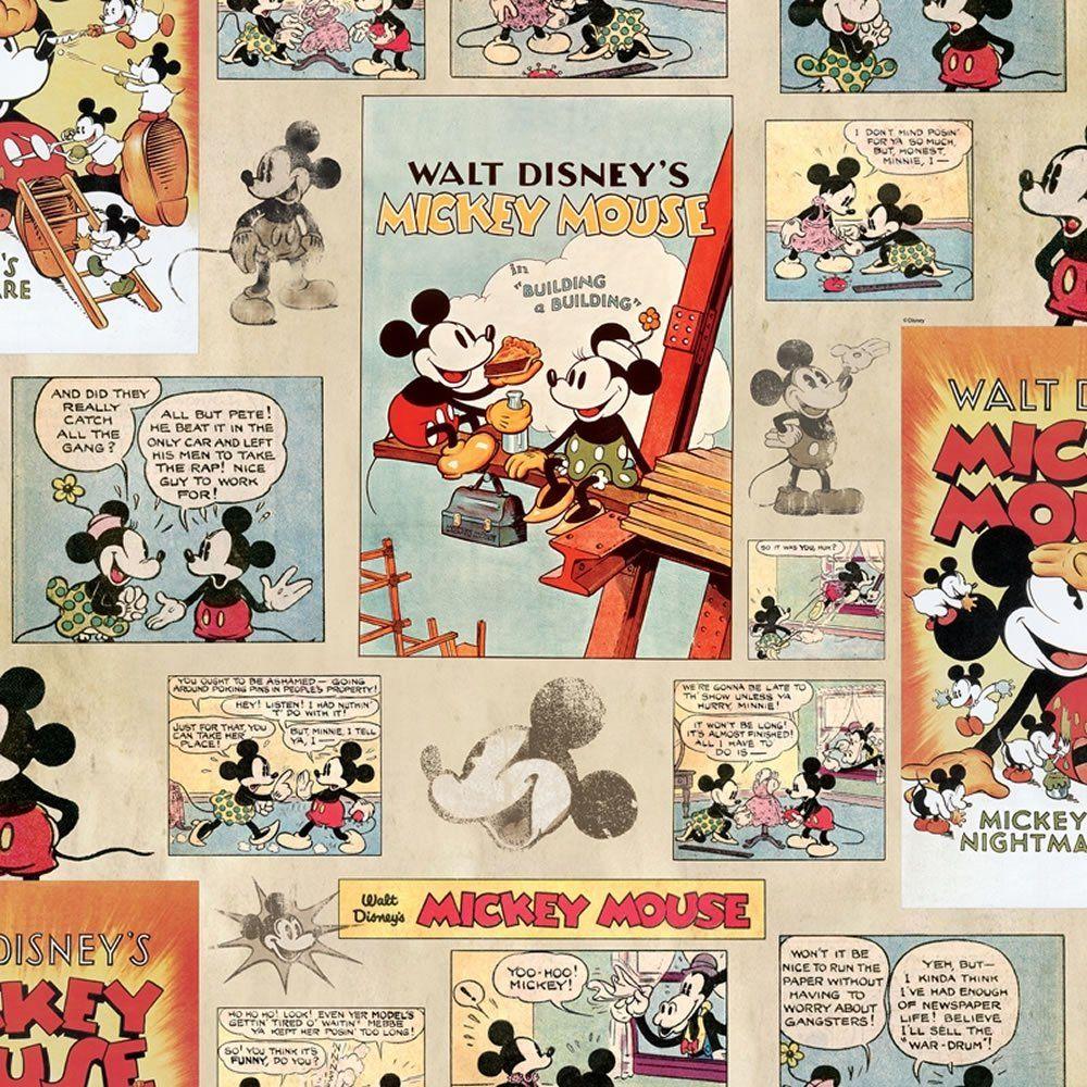 1000x1000 Disney Mickey Vintage Episode Wallpaper