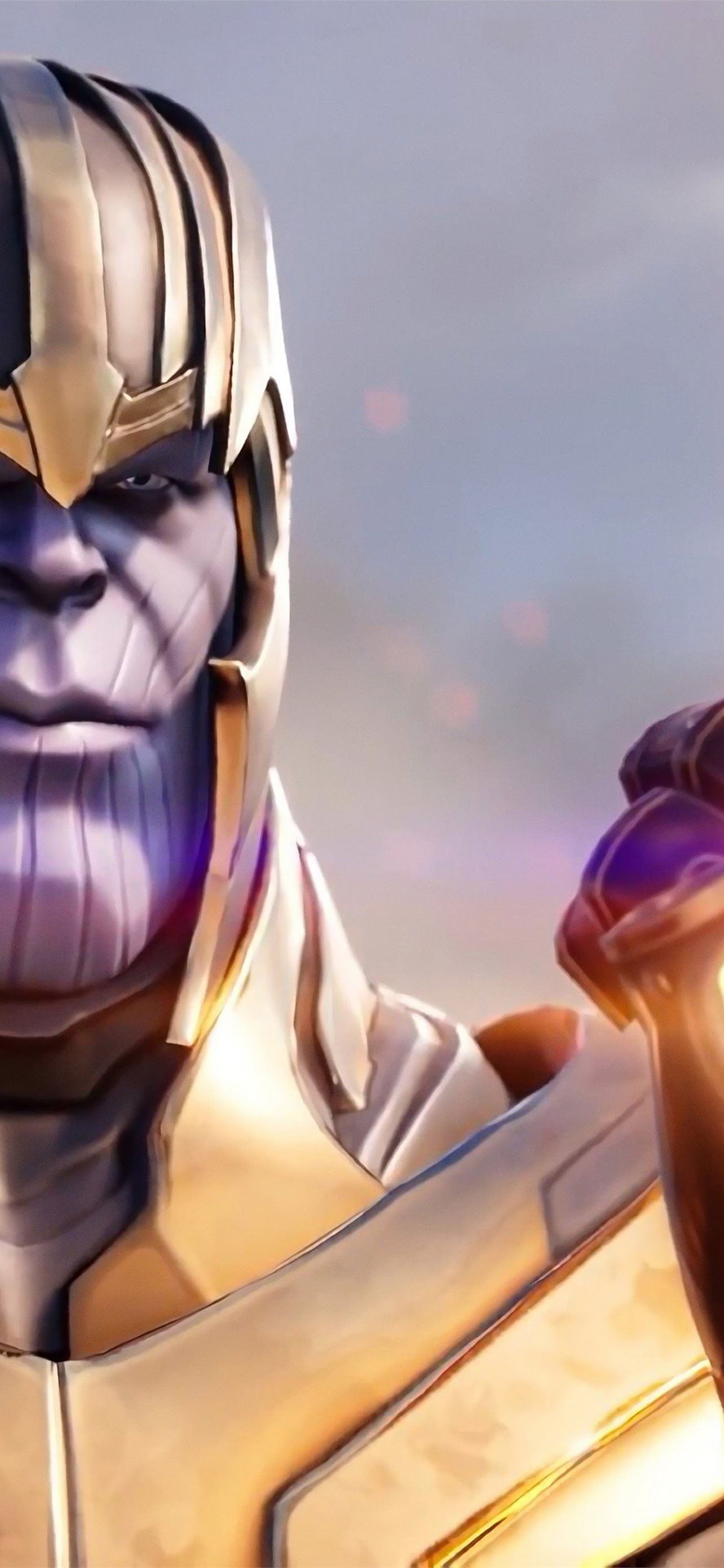 1284x2778 Fortnite X Avengers Thanos 4k Thanoa