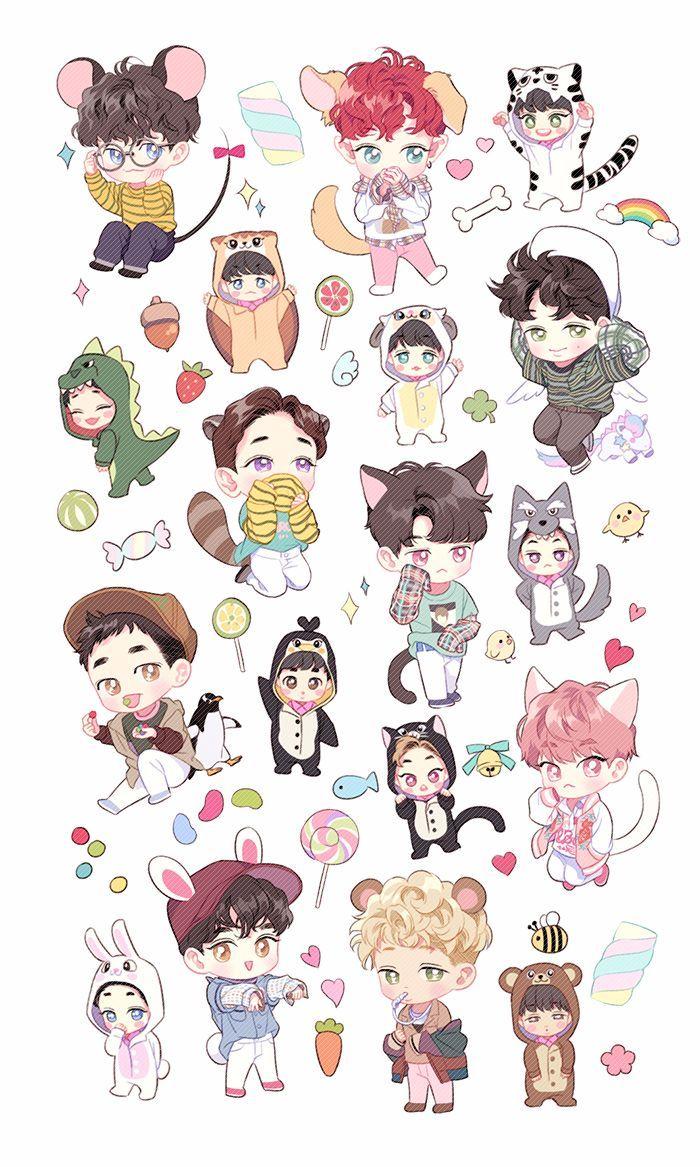 Unduh 750 Koleksi Gambar Exo Chibi Terbaik HD