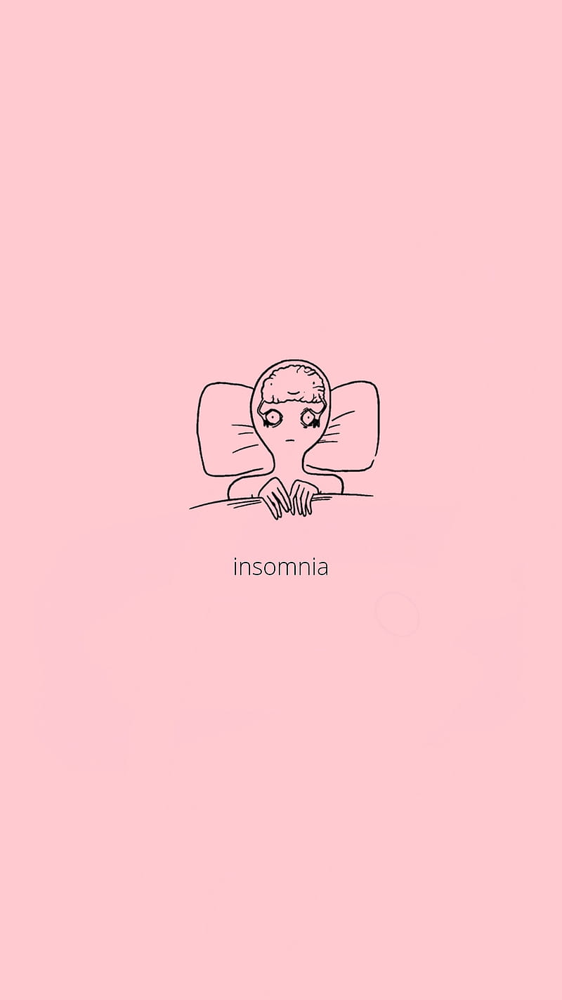 800x1422 Insomnia Minimal, love, magenta, art