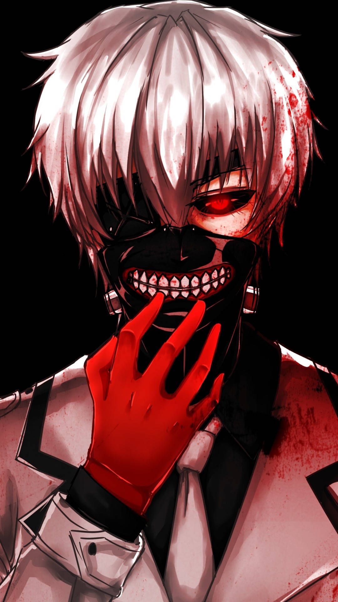 1080x1920 Bloody Ken Kaneki Tokyo Ghoul iPhone