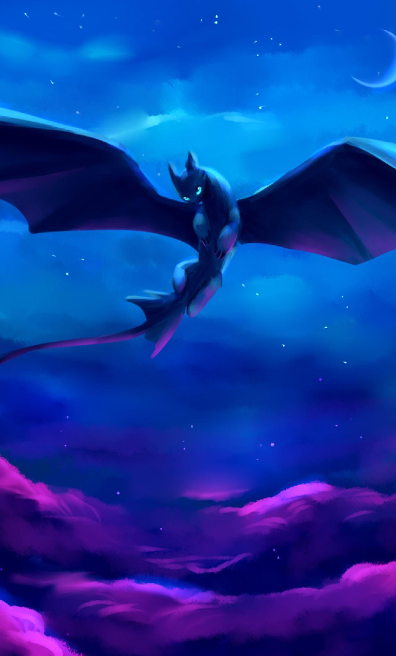 1280x2120 Night Fury Digital Art iPhone 6 plus Wallpaper, HD