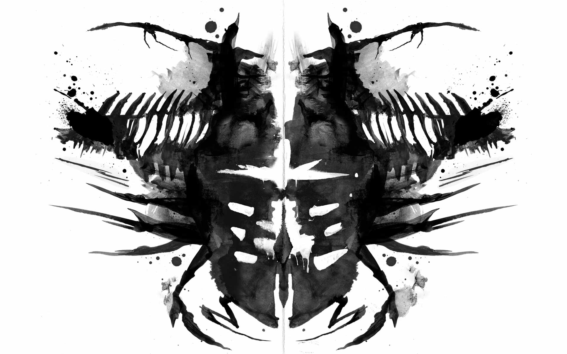 1920x1200 Rorschach Background. Rorschach