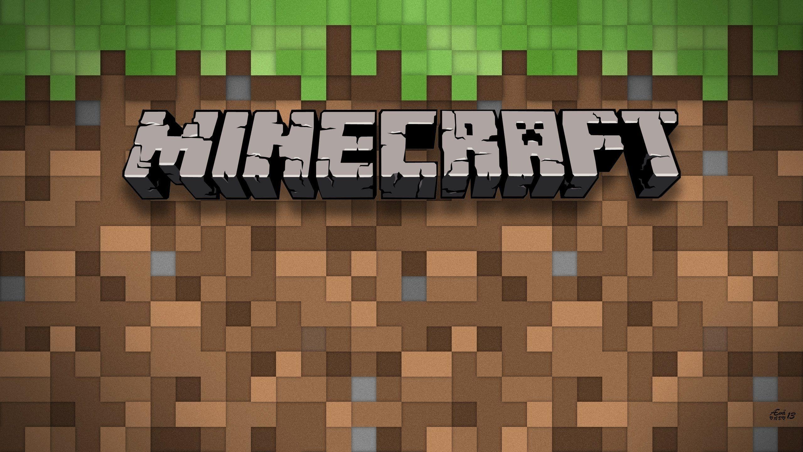 Hình nền Minecraft 2560x1440 cho YouTube