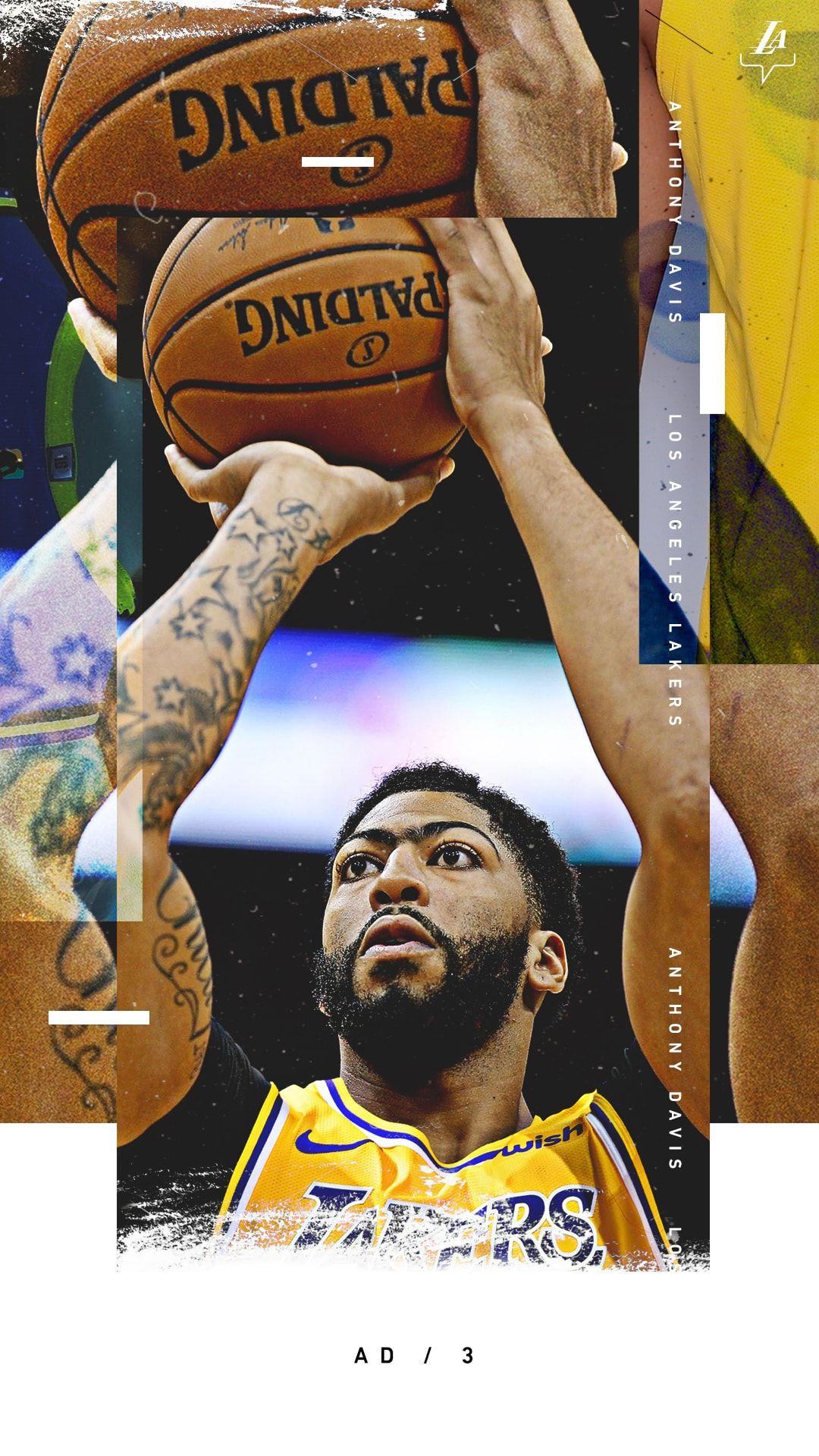 Anthony Davis Wallpaper Los Angeles Lakers by CGraphicArts on