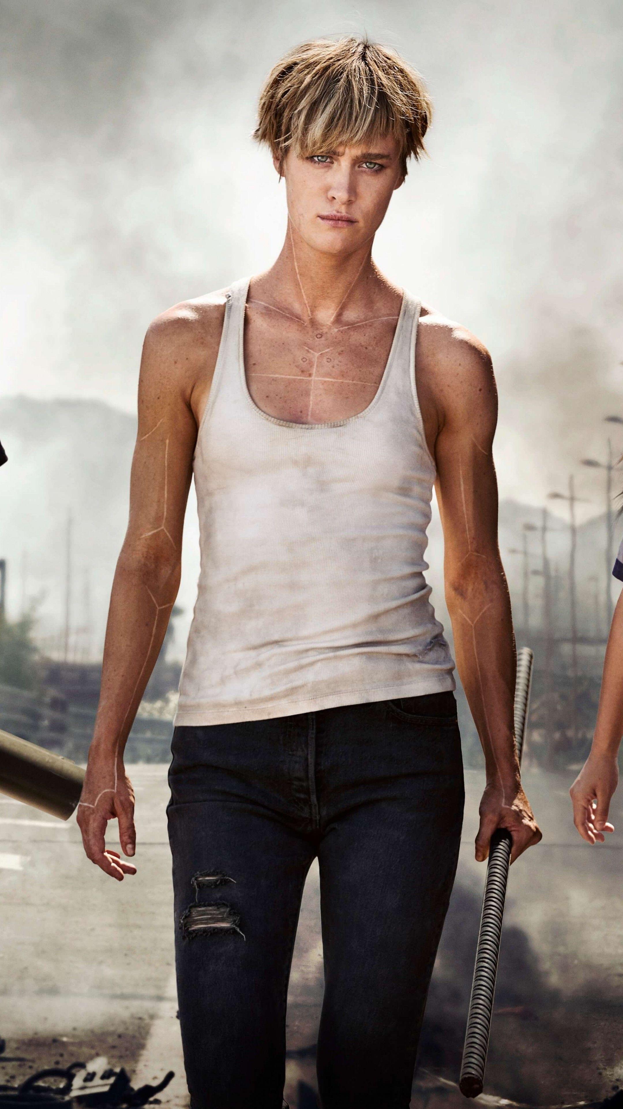 2160x3840 Wallpaper Terminator: Dark Fate, Mackenzie Davis, Linda