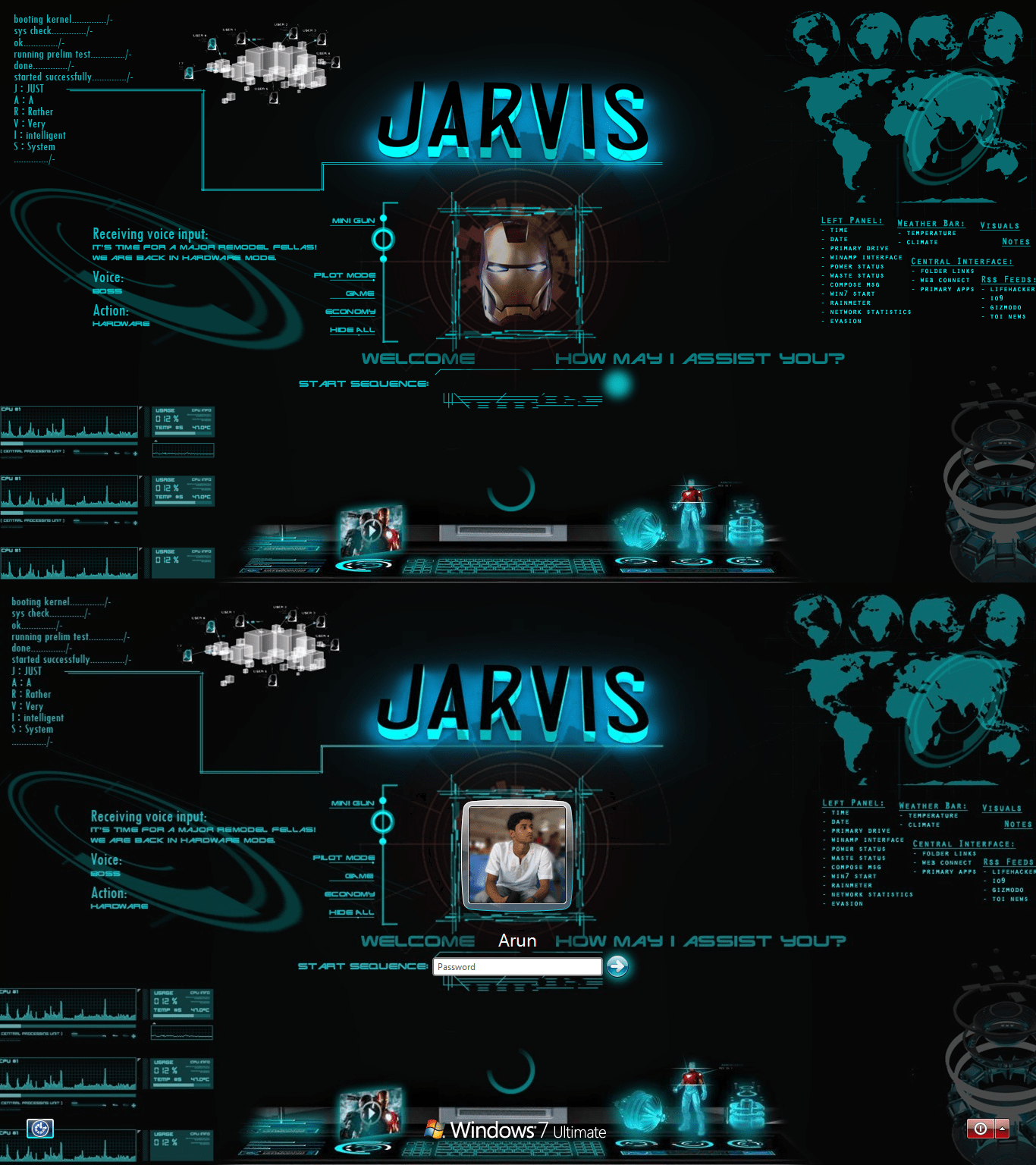 1366x1536 Background) S Man Jarvis Screen