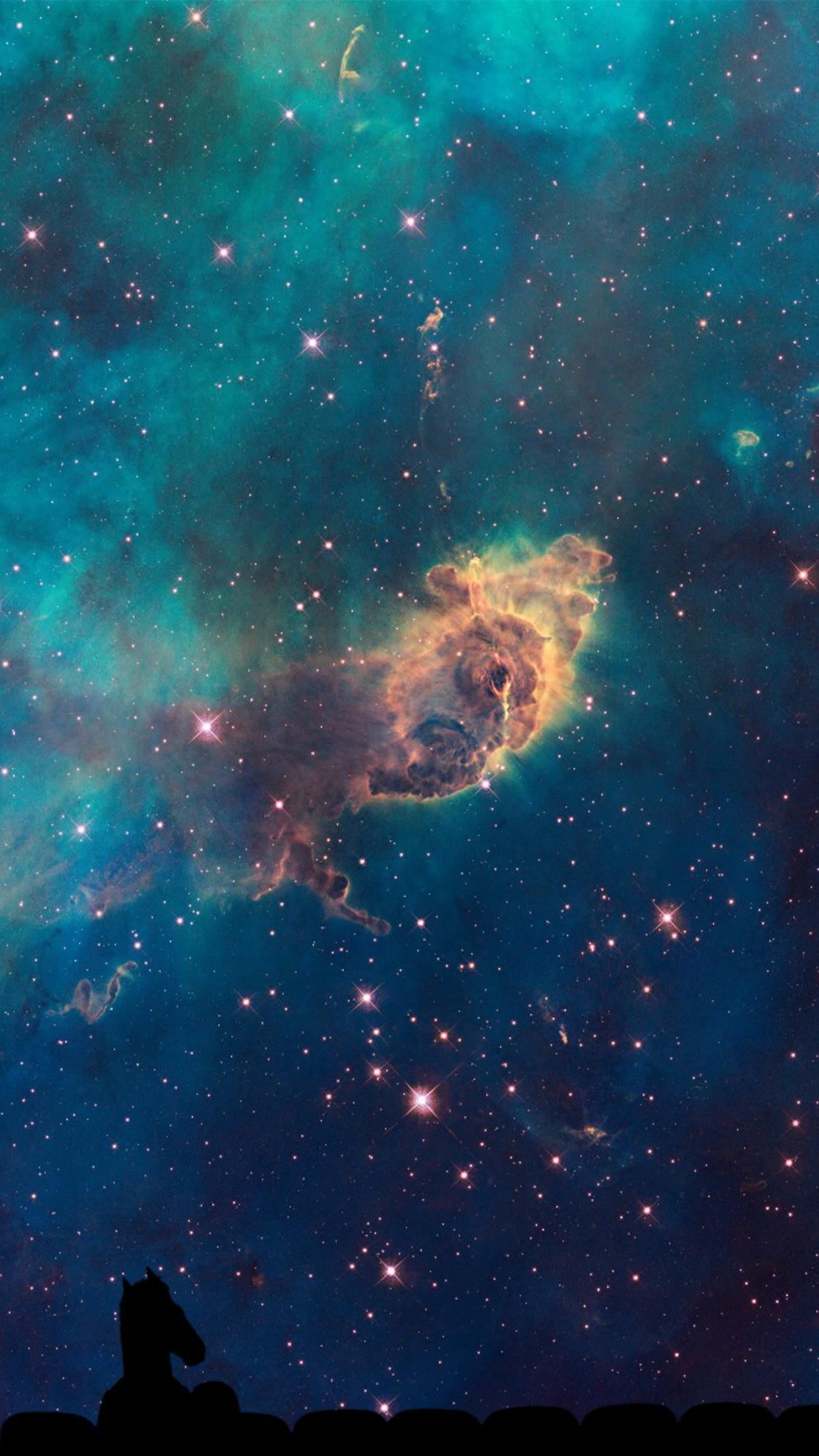 1242x2208 Phone wallpaper of planetarium scene