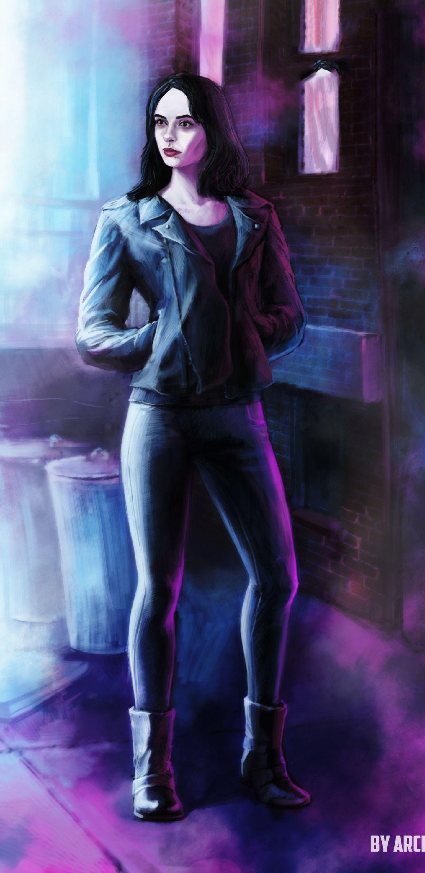 1440x2960 Jessica Jones In Defenders Artwork Samsung Galaxy
