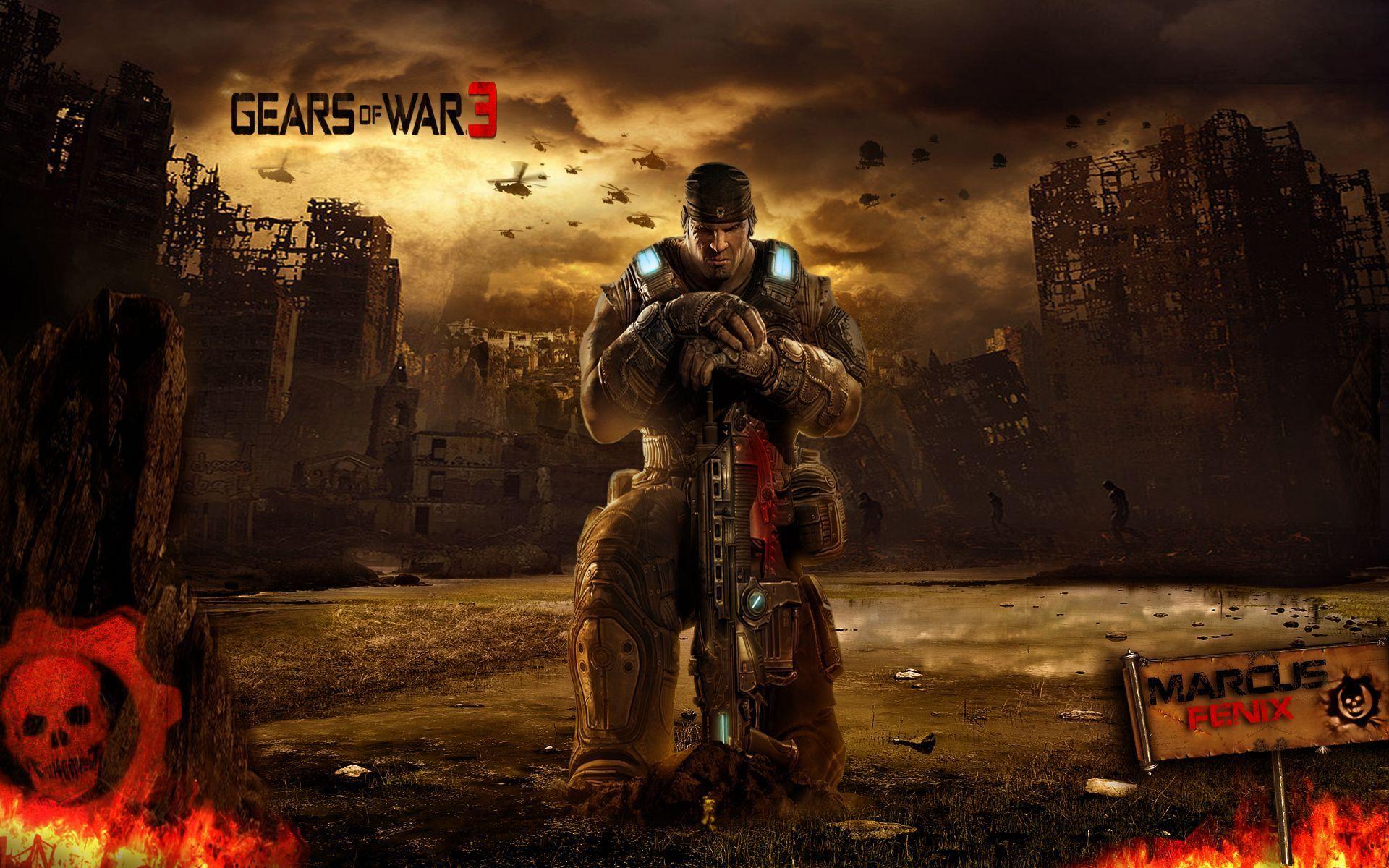 1920x1200 Gear Of War Wallpaper