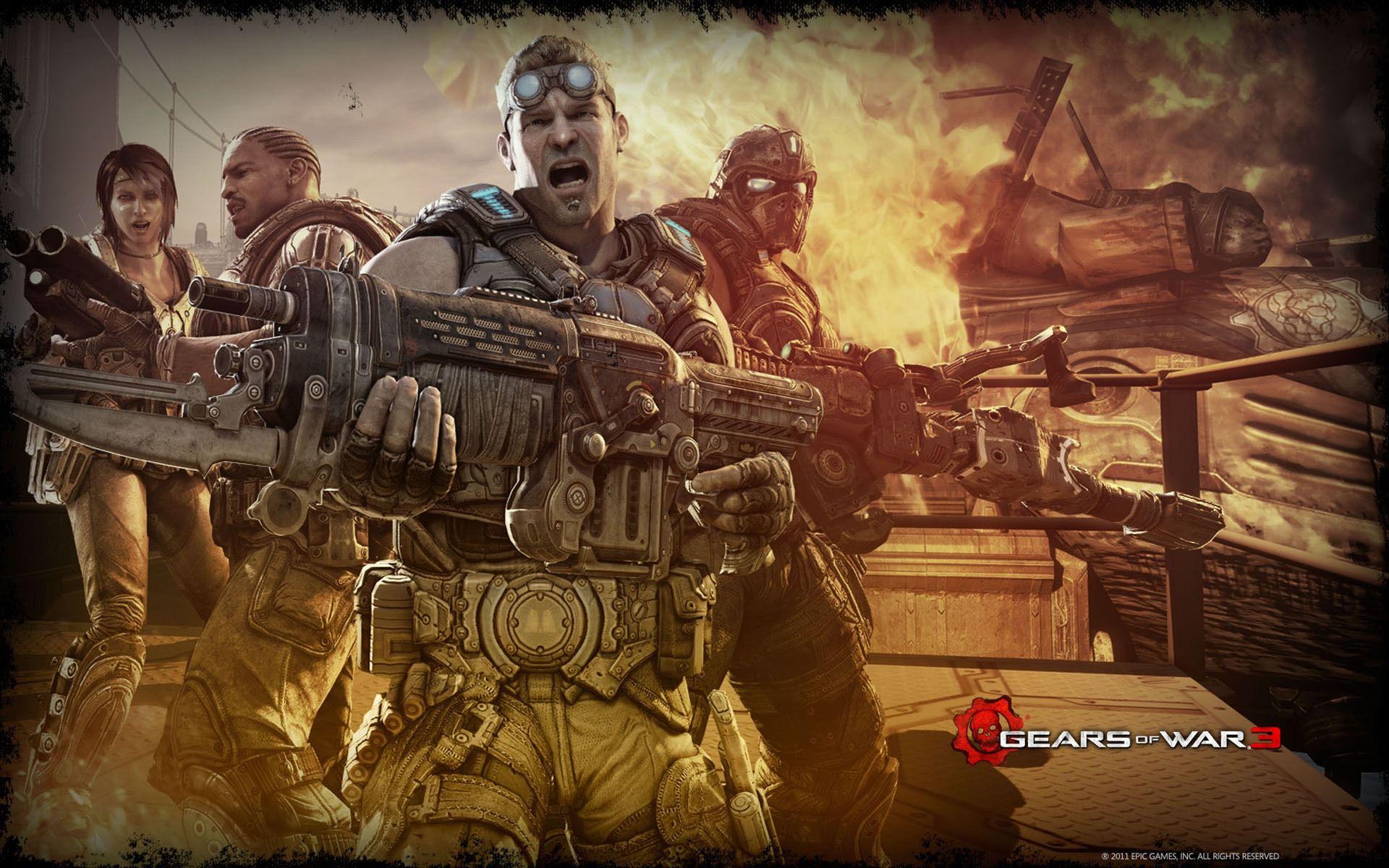 1920x1200 Gears Of War 3 Wallpaper Xbox 360 Games Wallpaper Res: 1920x1200