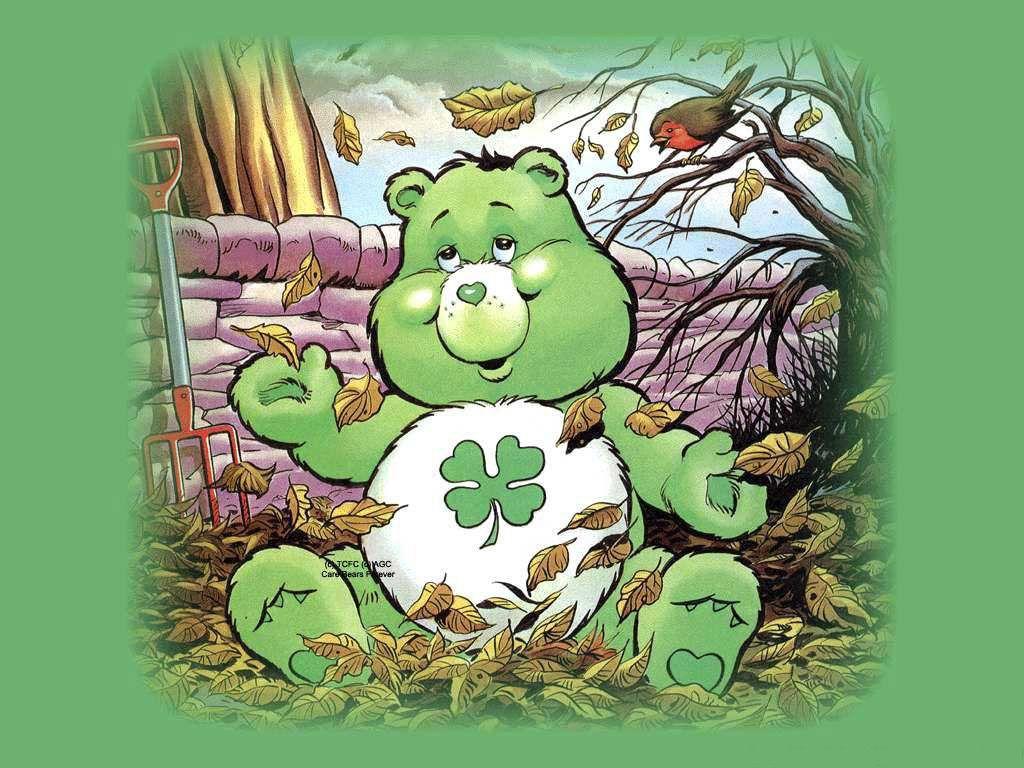 1024x768 Good Luck Wallpaper. Bear picture, Care bears, Bear wallpaper
