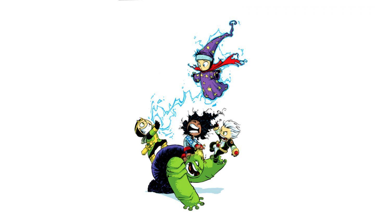 1440x855 The Avengers Cartoon Wallpaper HD Desktop. All in One