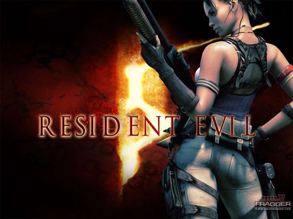1024x768 Multiplatform HolyFragger.com Resident Evil 5 Wallpaper 1