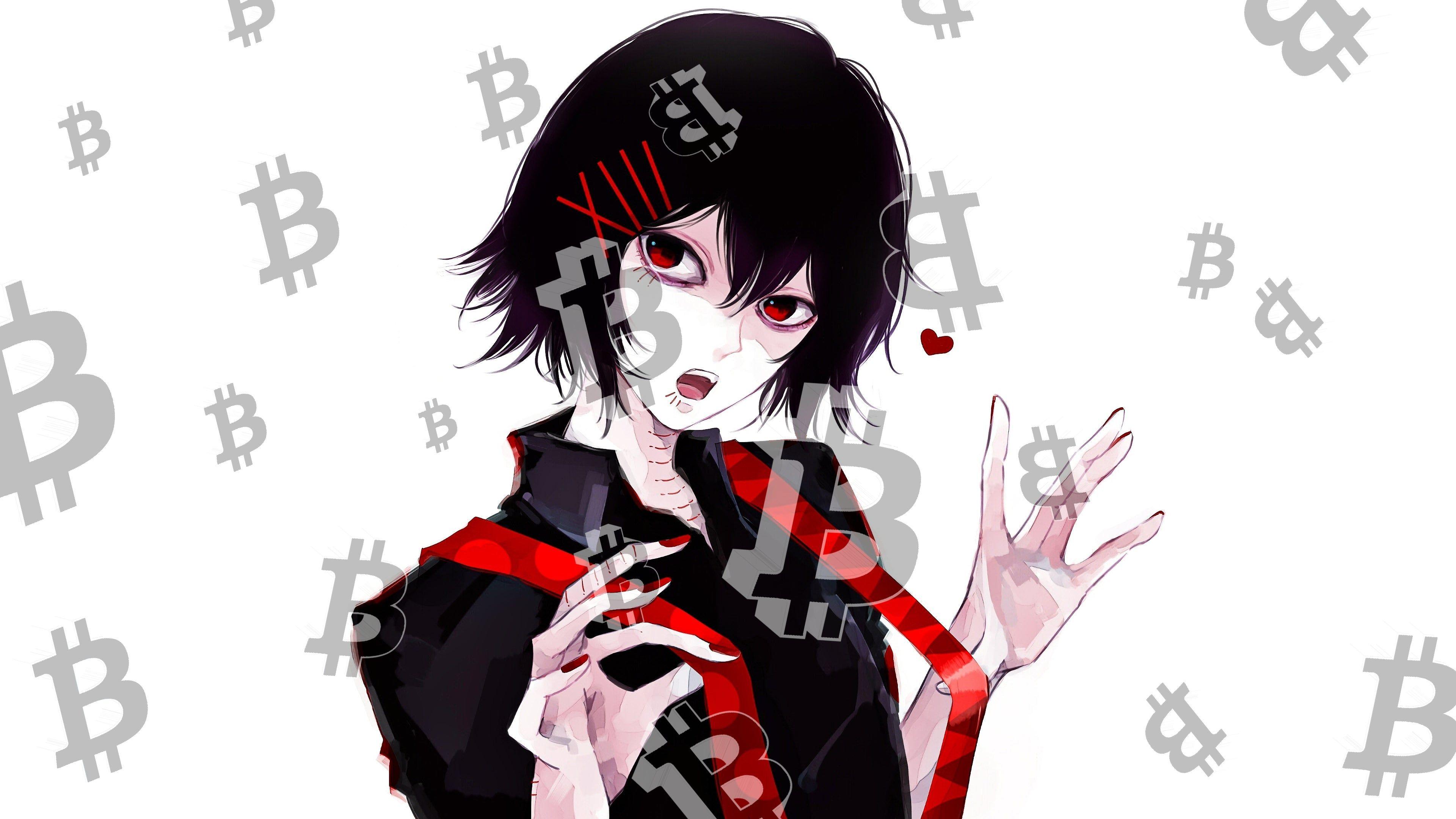 3840x2160 Bitcoins Everywhere Inverted Juuzou Suzuya Tokyo Ghoul Re
