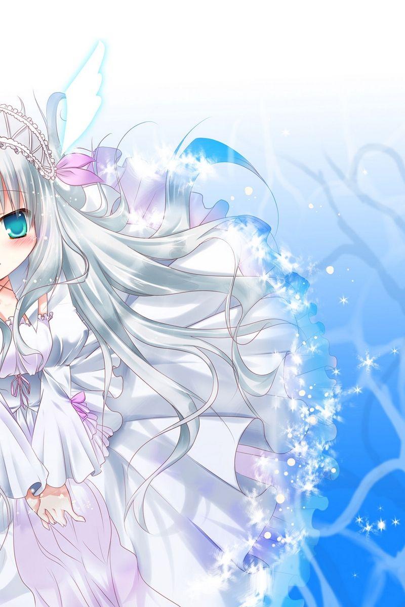 800x1200 Download wallpaper 800x1200 anime, girl, cute, embarrassment