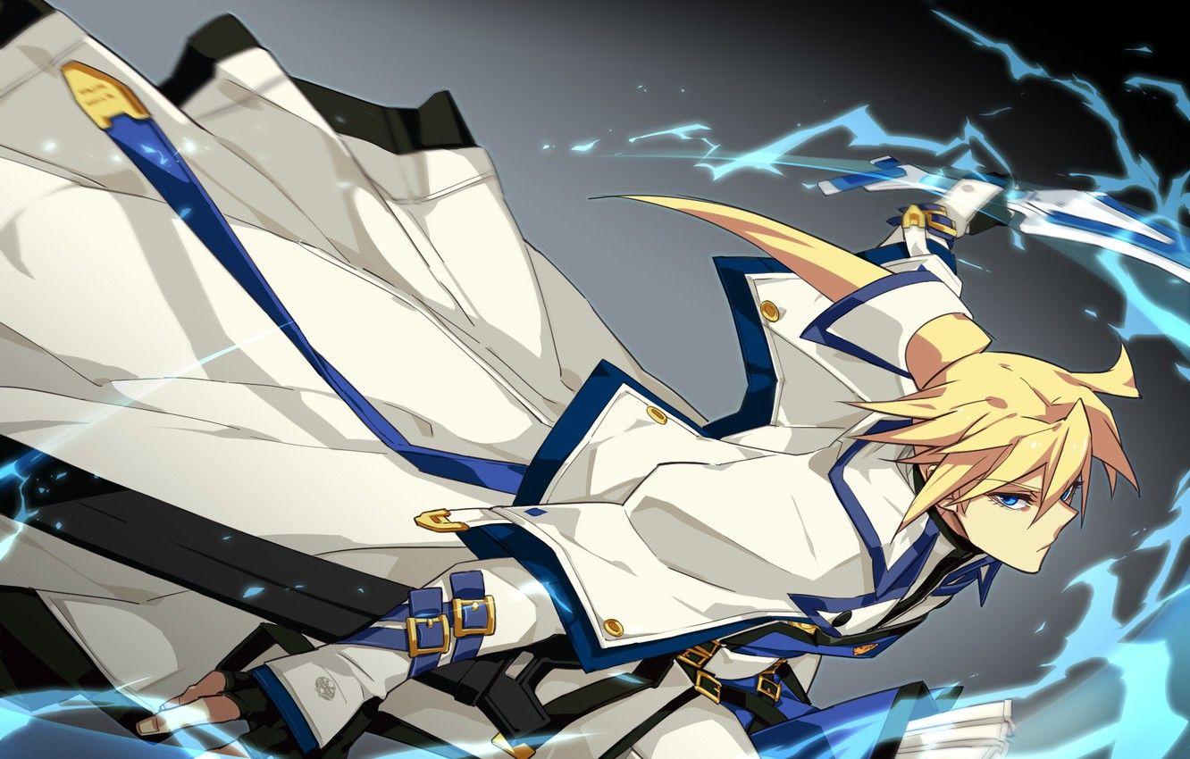 1332x850 Wallpaper look, anime, art, guy, Guilty Gear image