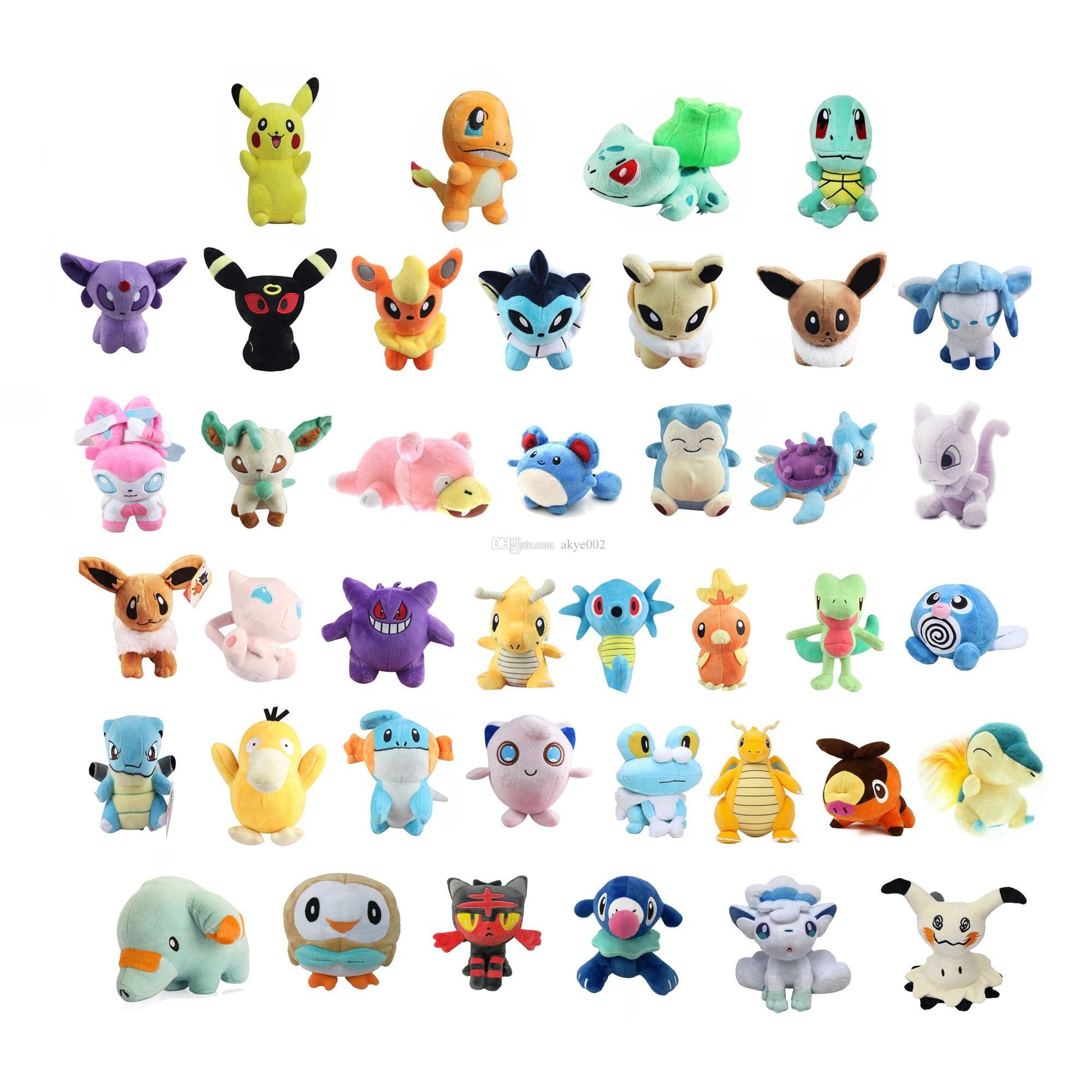 2000x2000 12 22cm Dragonite Popplio Rowlet Litten Vulpix