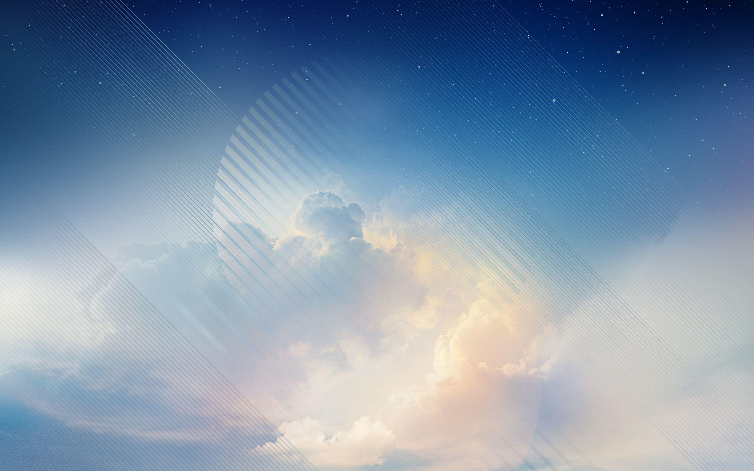2560x1600 Blue Sky Samsung Galaxy Note 8 Stock * 1080 Galaxy