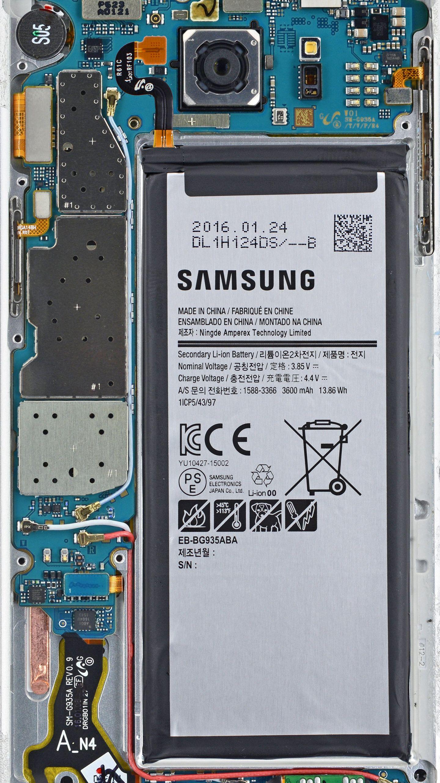 1440x2560 Samsung Galaxy S7 Edge Teardown Wallpaper