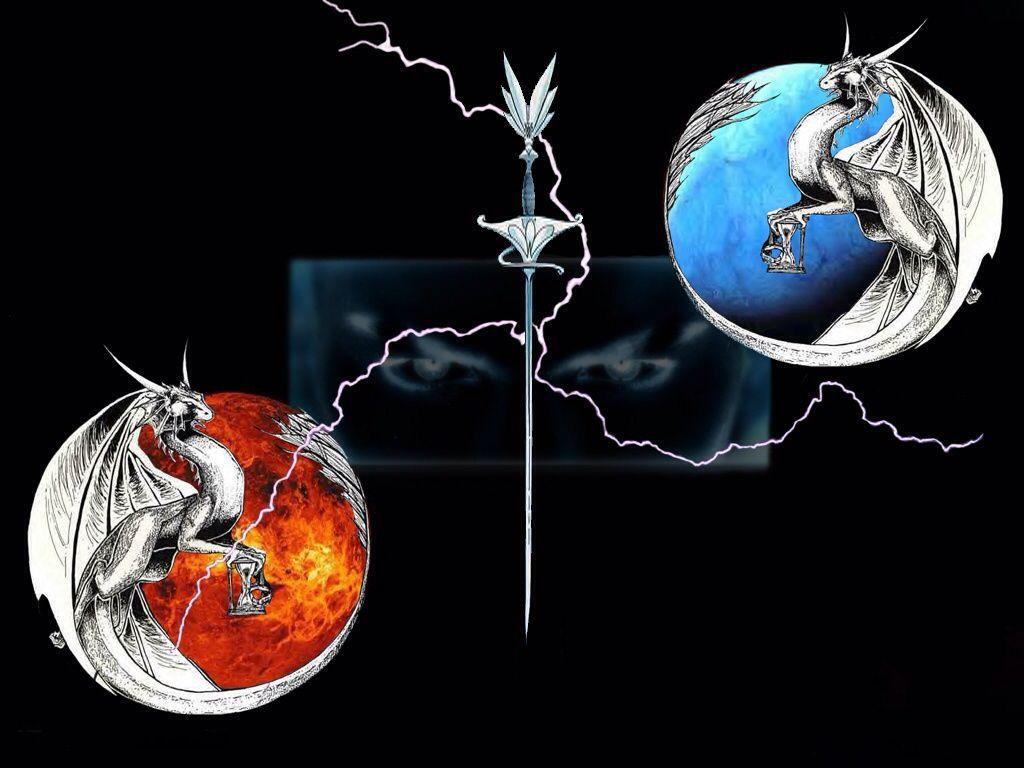 1024x768 Dragons fire, water Dragon Wallpaper. Fire, Water Dragon