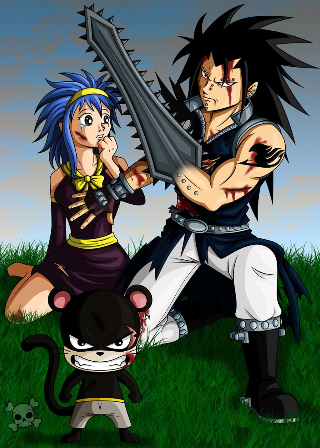 1024x1432 Gajeel And Panther Lily