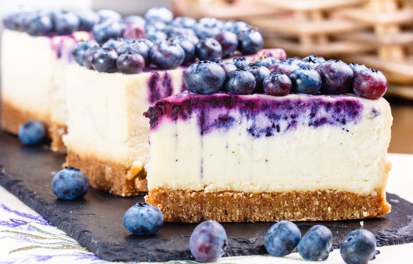1332x850 Wallpaper blueberries, dessert, cheesecake image