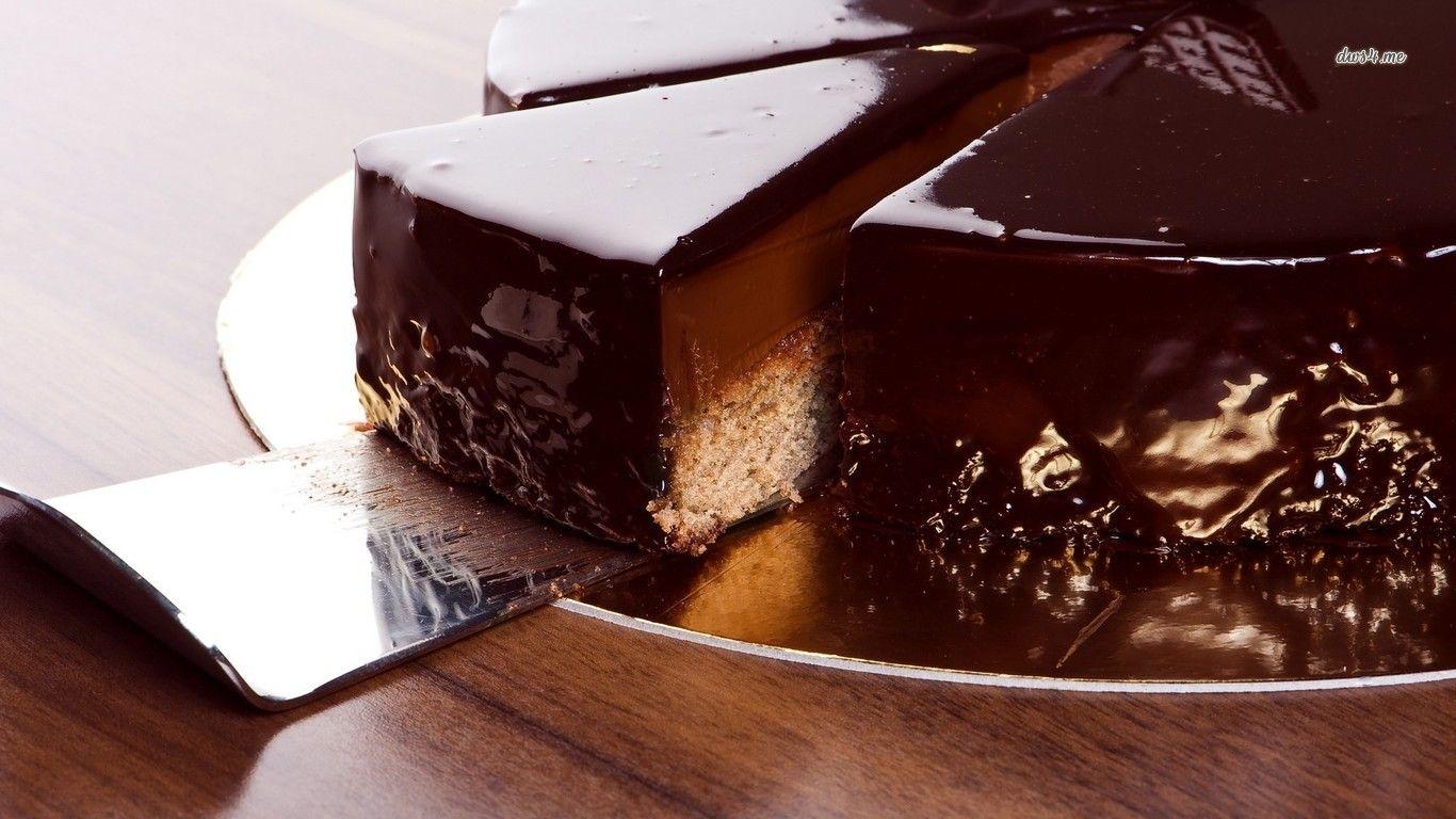 1366x768 Chocolate Cake Wallpaper, Picture