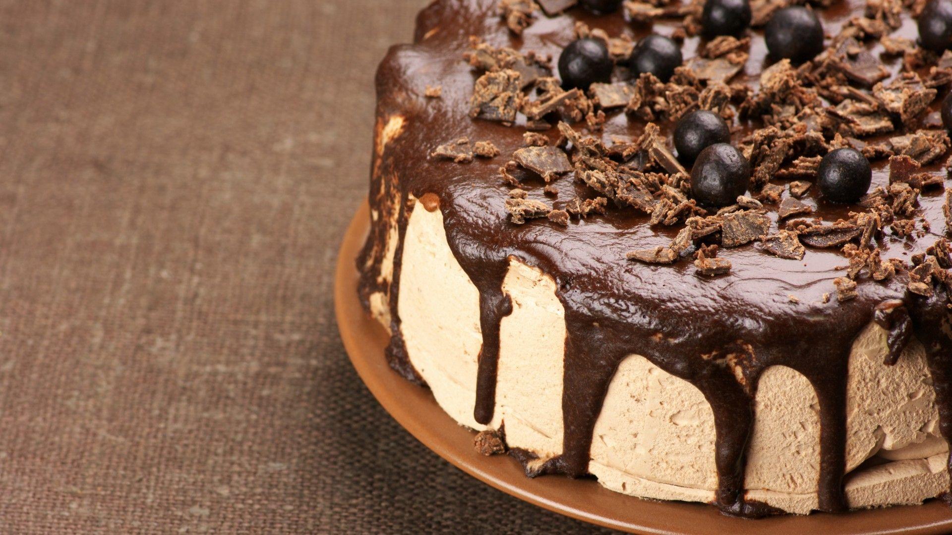 1920x1080 Chocolate Cake Dessert Wallpaper