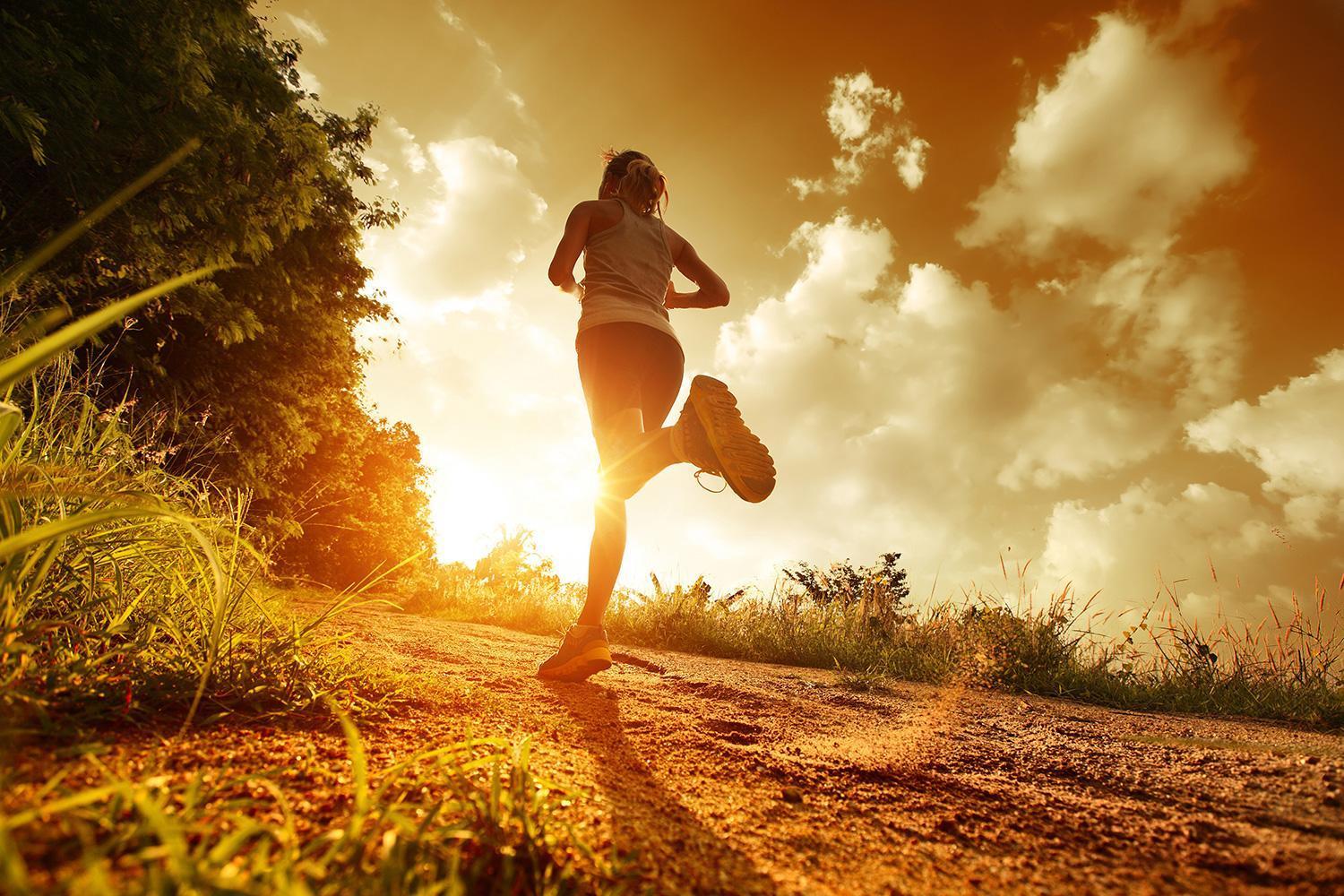 跑步在清早的妇女 库存图片. 图片 包括有 快速, 运输路线, 早晨, 女性, 马拉松, 重新创建, 天空 - 14789001