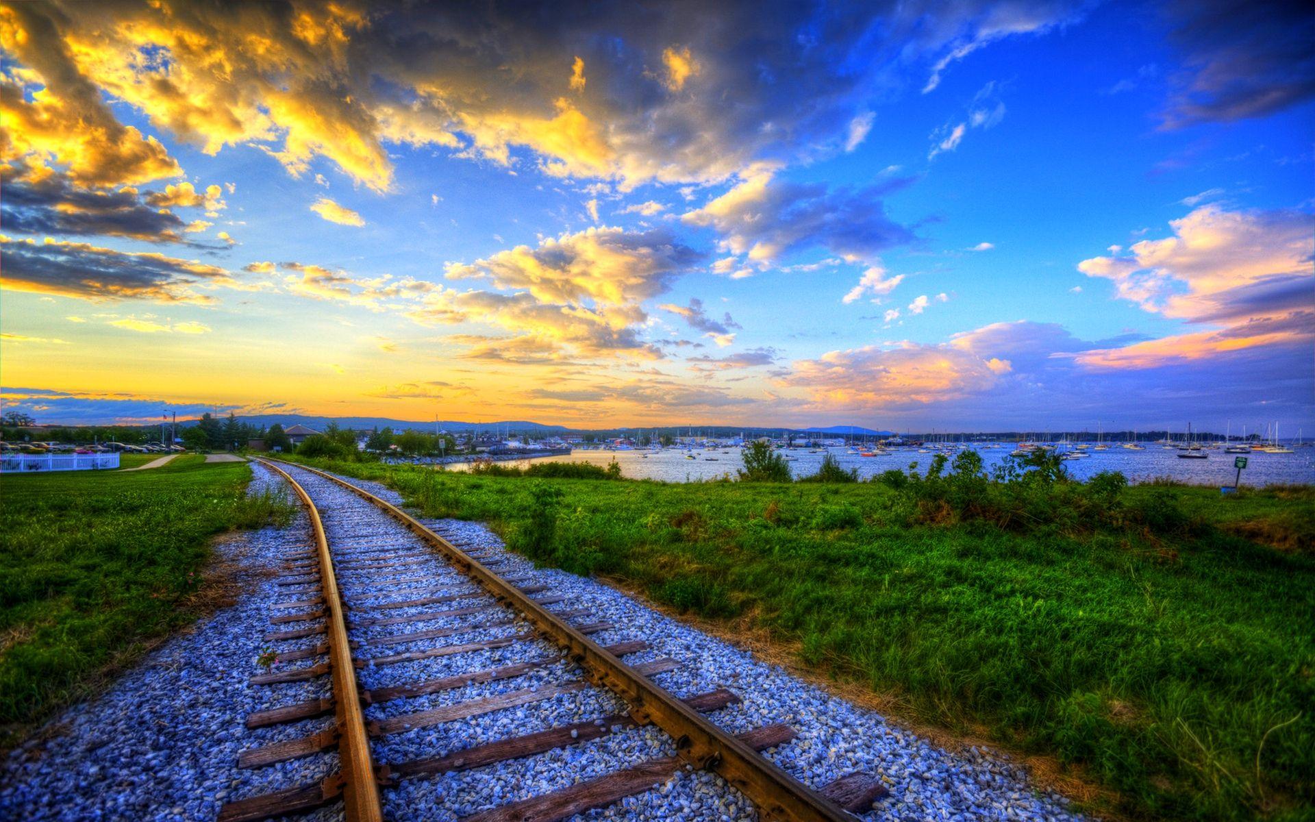 1920x1200 Track Desktop Background