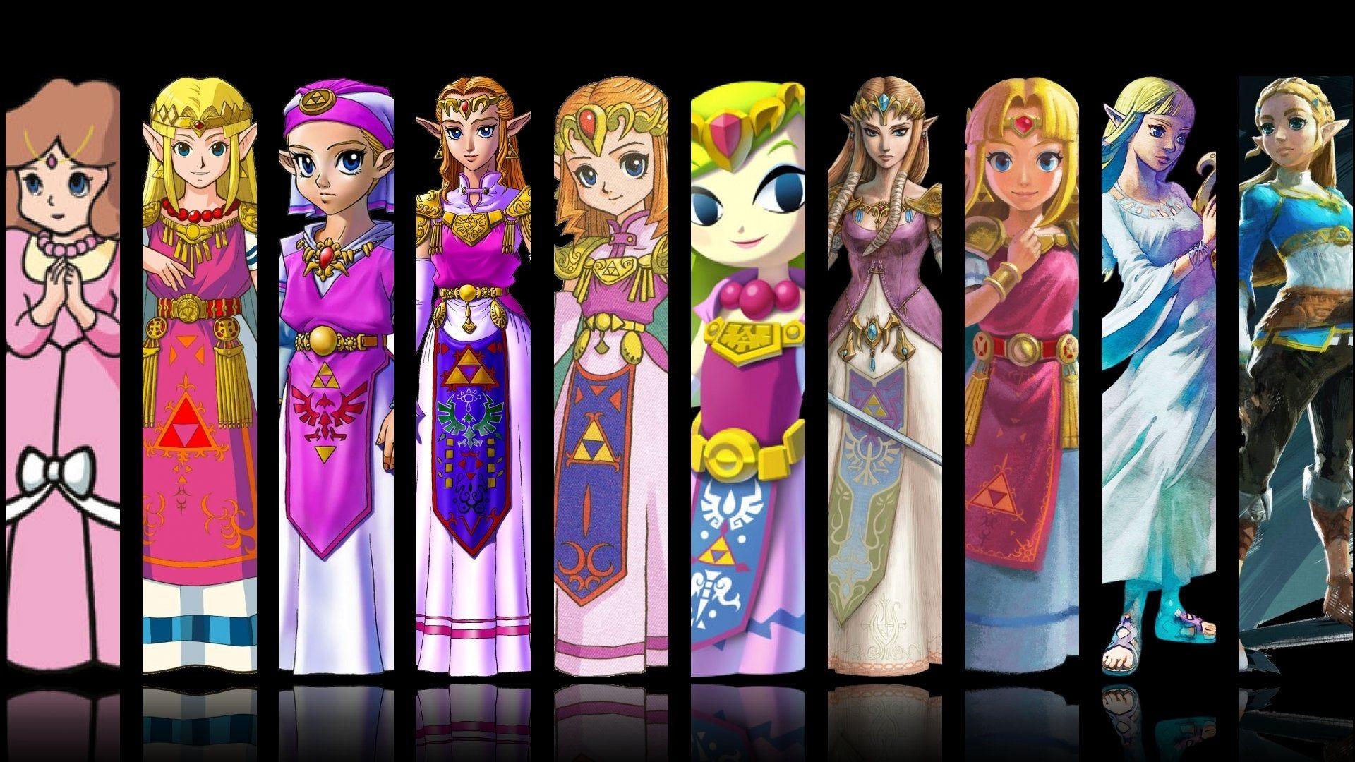 1920x1080 Princess Zelda 1986 2017 (wallpaper)