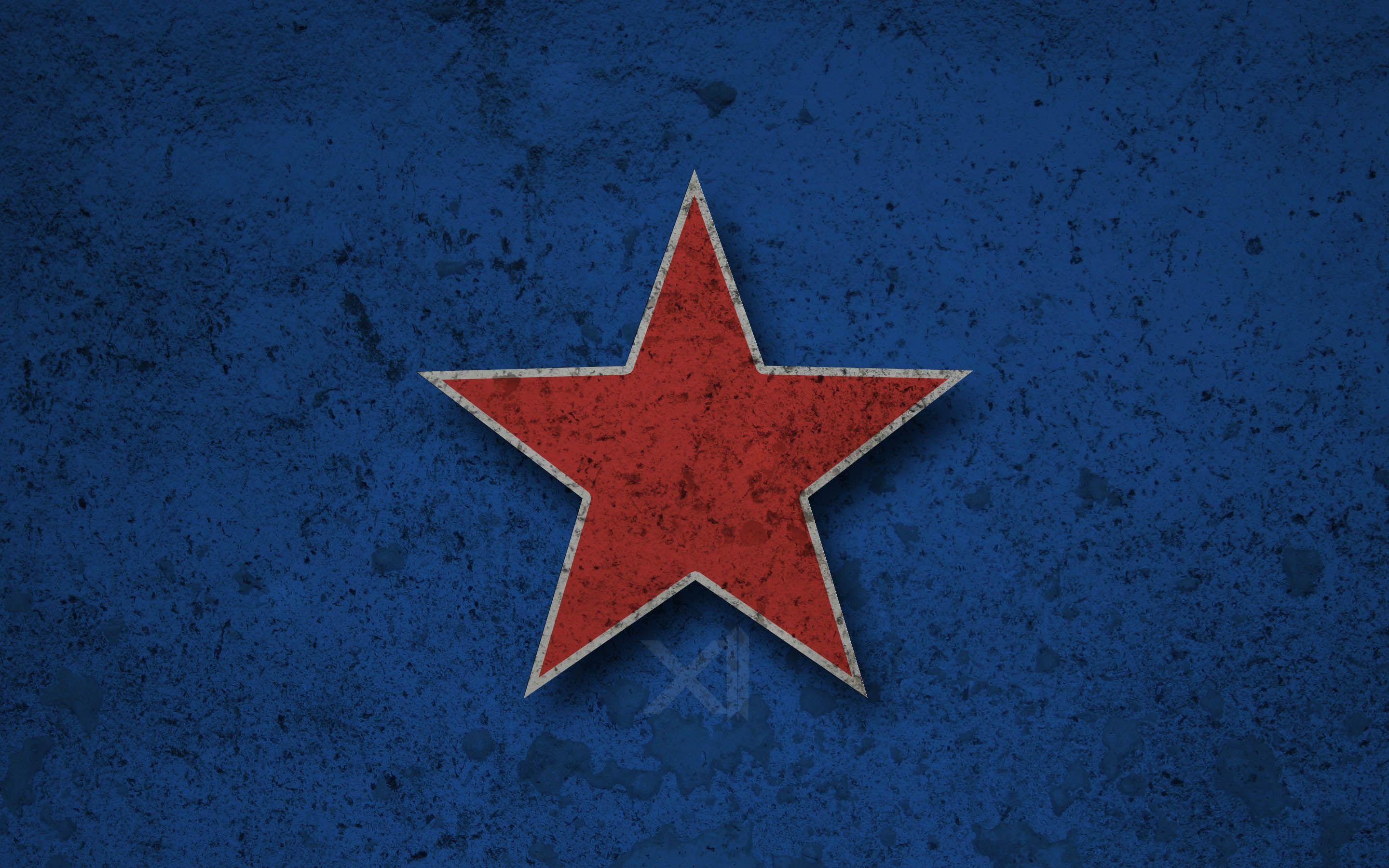 2880x1800 Red Star Wallpaper